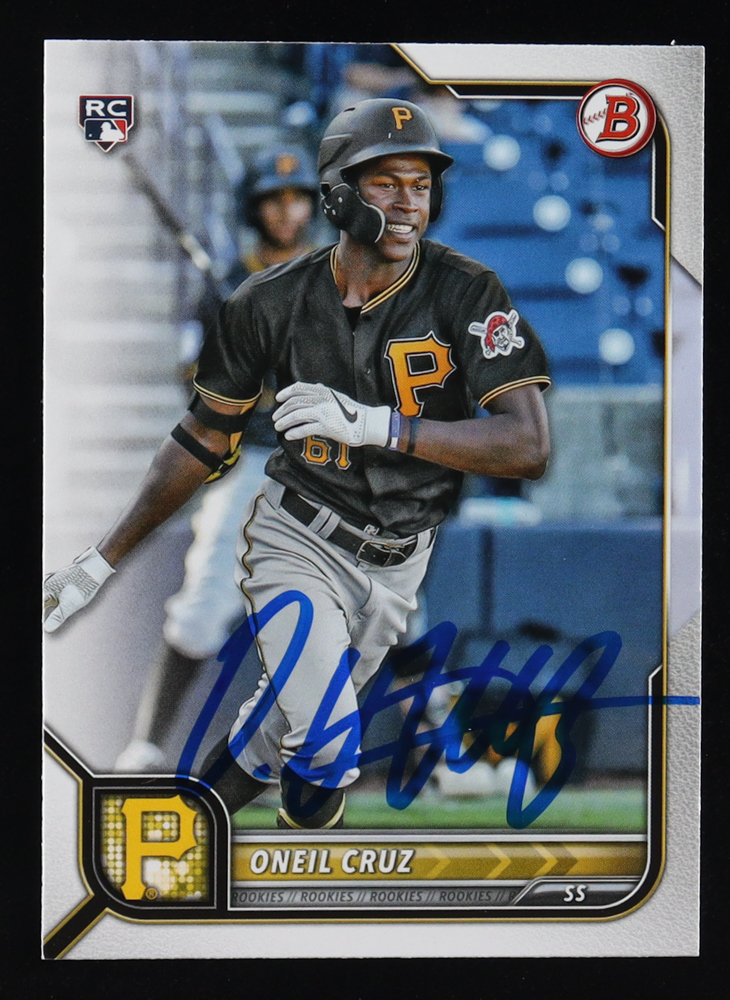 Oneil Cruz Signed 2022 Bowman #51 RC (JSA) at PristineAuction.com Oneil Cruz Signed 2022 Bowman #51 RC (JSA) at PristineAuction.com