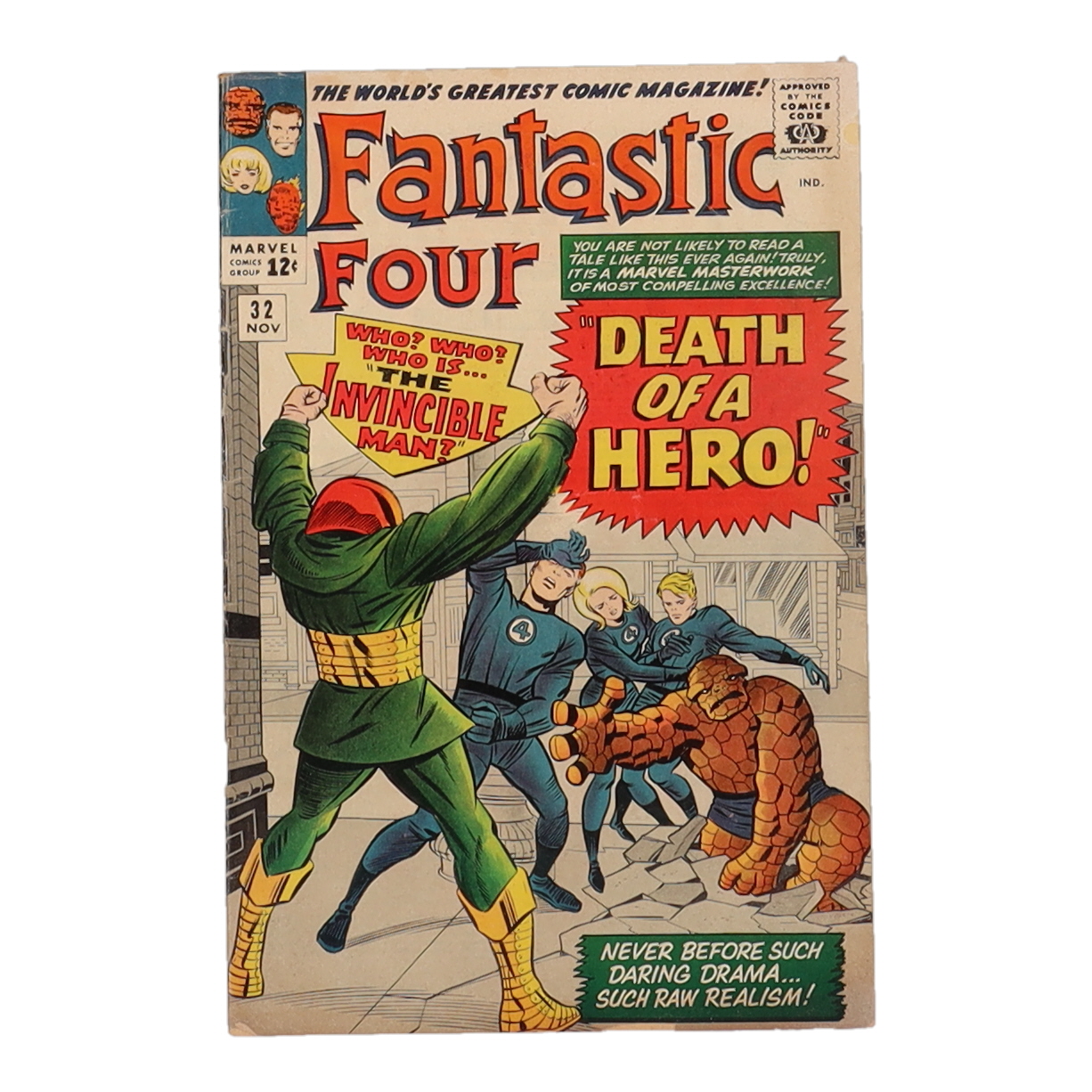 1964 "Fantastic Four" Issue #32 Marvel Comic Book at PristineAuction.com 1964 "Fantastic Four" Issue #32 Marvel Comic Book at PristineAuction.com