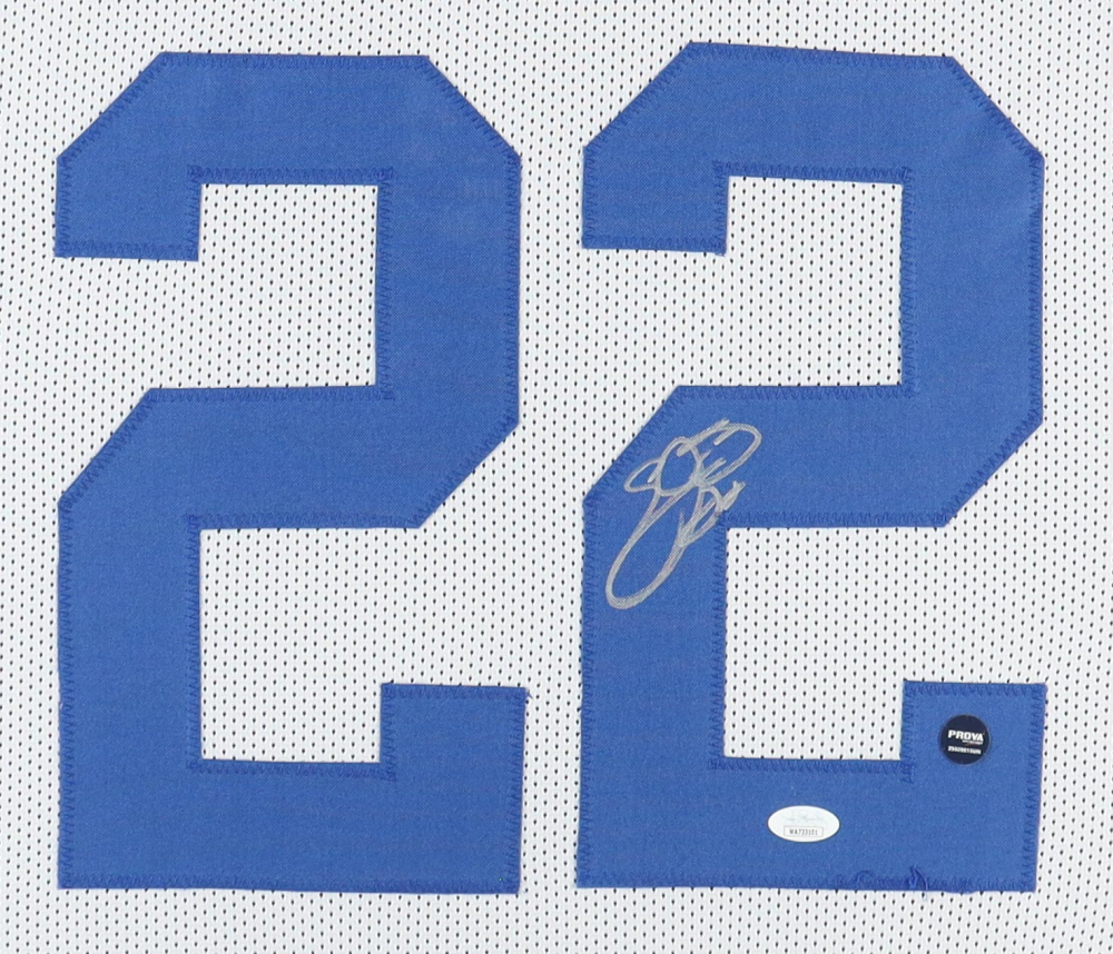 Emmitt Smith Signed Custom Framed Jersey Display (Beckett & Prova) | Pristine Auction