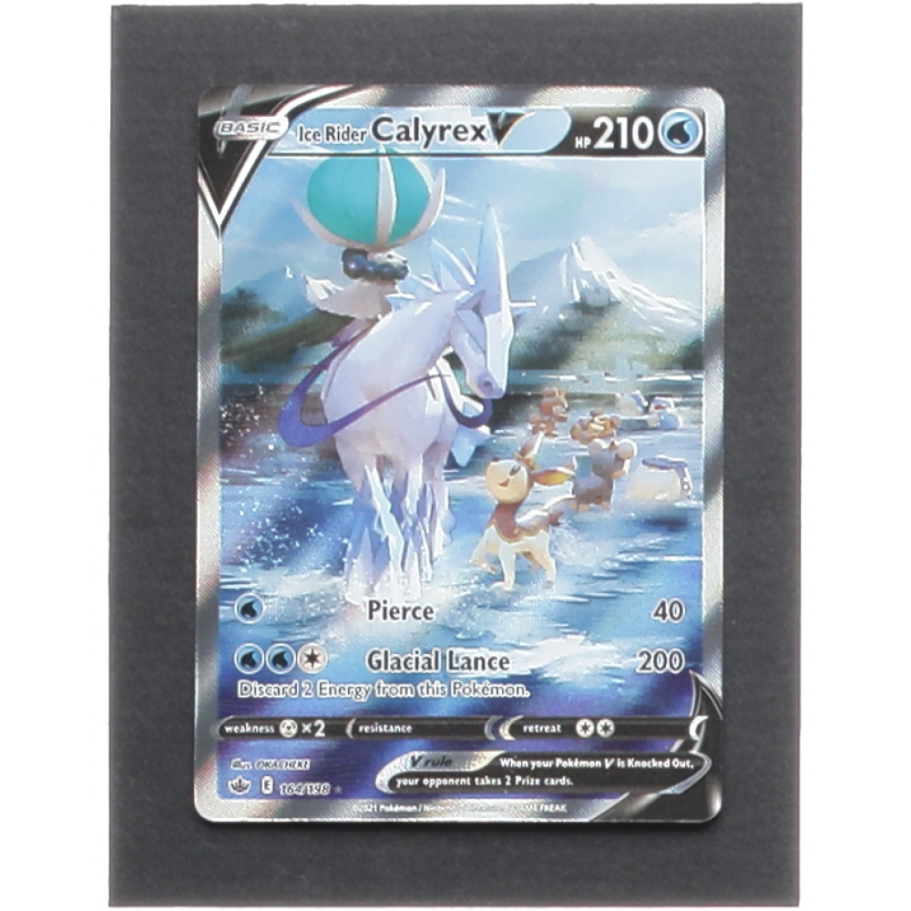 Ice Rider Calyrex V 2021 Pokemon Sword and Shield Chilling Reign 164
