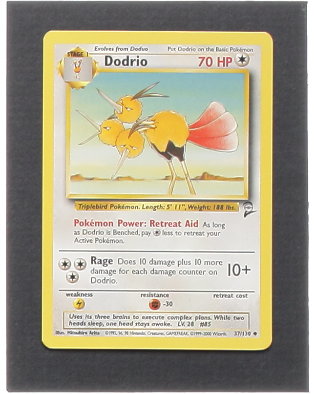 Dodrio 2000 Pokemon Base 2 Unlimited #37 at PristineAuction.com Dodrio 2000 Pokemon Base 2 Unlimited #37 at PristineAuction.com