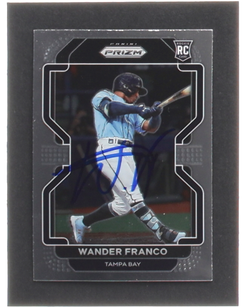 Wander Franco Signed 2022 Panini Prizm #54 RC (Franco) at PristineAuction.com Wander Franco Signed 2022 Panini Prizm #54 RC (Franco) at PristineAuction.com