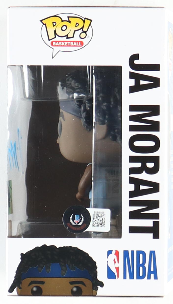 Ja Morant Signed Grizzlies #87 Funko Pop! NBA Vinyl Figure (Beckett) at PristineAuction.com Ja Morant Signed Grizzlies #87 Funko Pop! NBA Vinyl Figure (Beckett) at PristineAuction.com