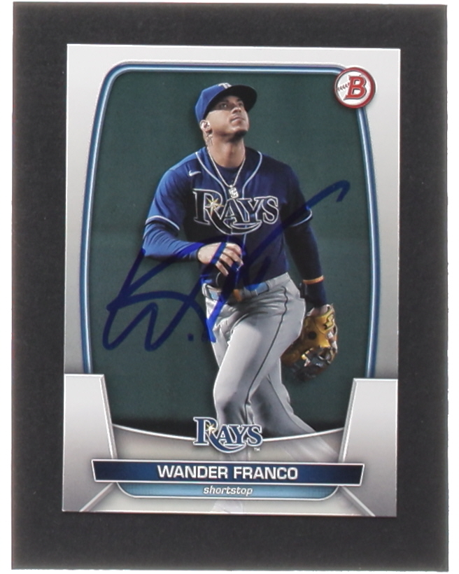 Wander Franco Signed 2023 Bowman #97 (Franco) at PristineAuction.com Wander Franco Signed 2023 Bowman #97 (Franco) at PristineAuction.com