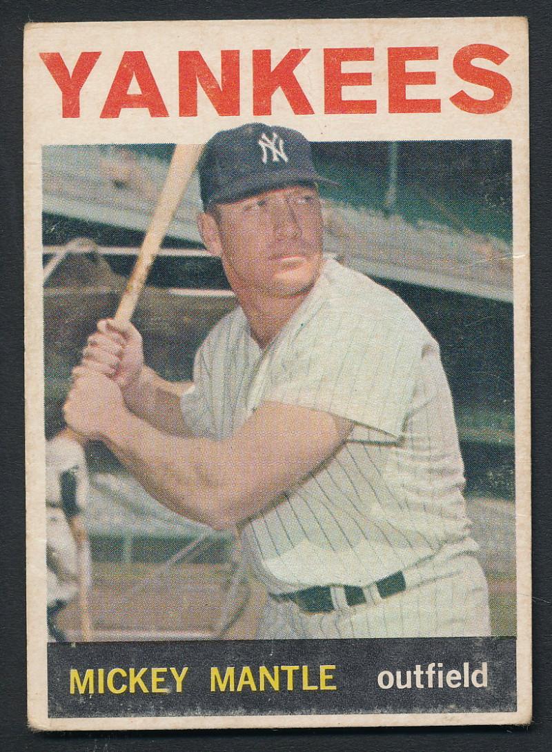 Mickey Mantle 1964 Topps #50 at PristineAuction.com Mickey Mantle 1964 Topps #50 at PristineAuction.com