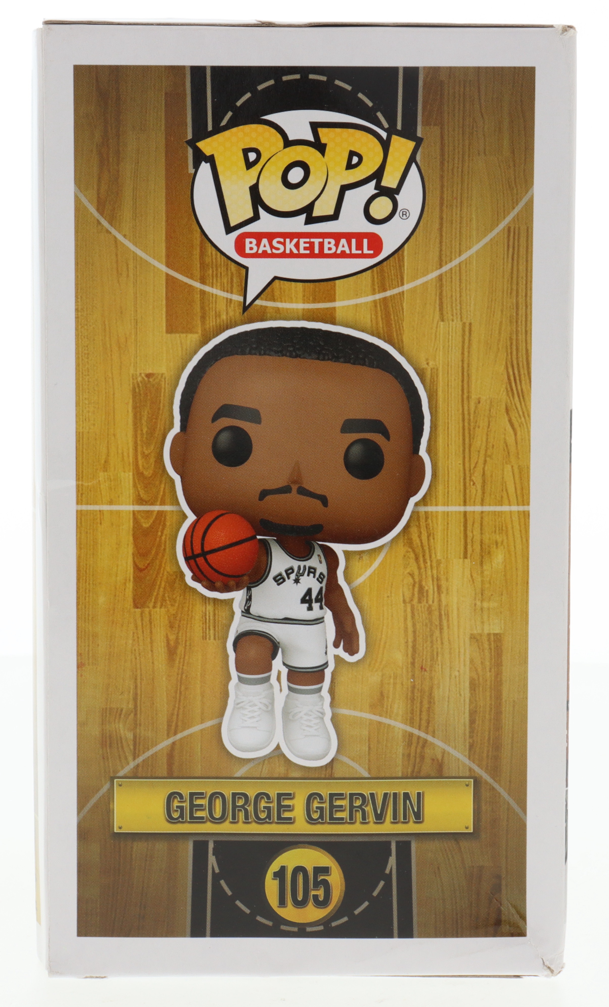 George Gervin Signed Spurs #105 Funko Pop! Vinyl Figure Inscribed "HOF 96" (PSA) at PristineAuction.com George Gervin Signed Spurs #105 Funko Pop! Vinyl Figure Inscribed "HOF 96" (PSA) at PristineAuction.com