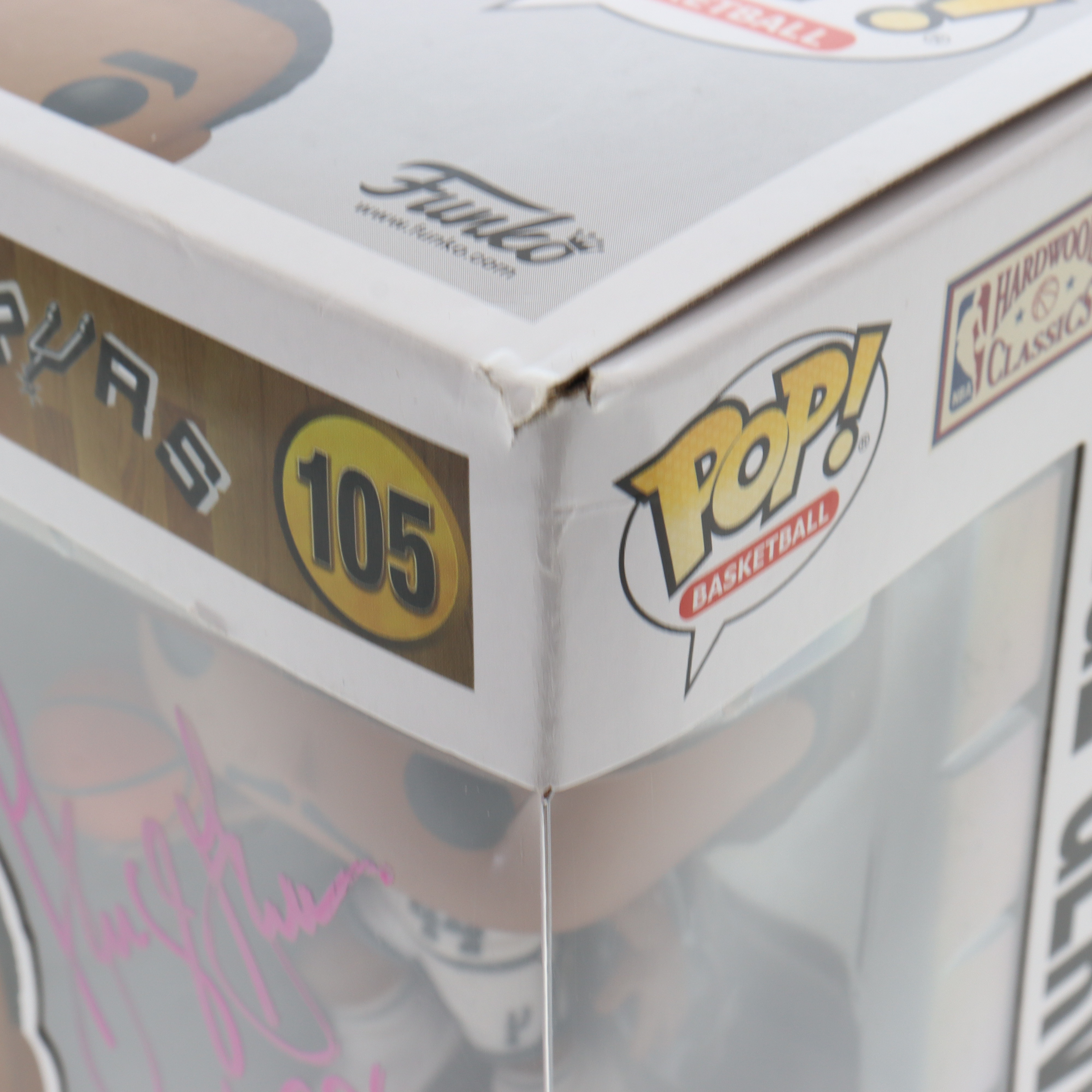 George Gervin Signed Spurs #105 Funko Pop! Vinyl Figure Inscribed "HOF 96" (PSA) at PristineAuction.com George Gervin Signed Spurs #105 Funko Pop! Vinyl Figure Inscribed "HOF 96" (PSA) at PristineAuction.com