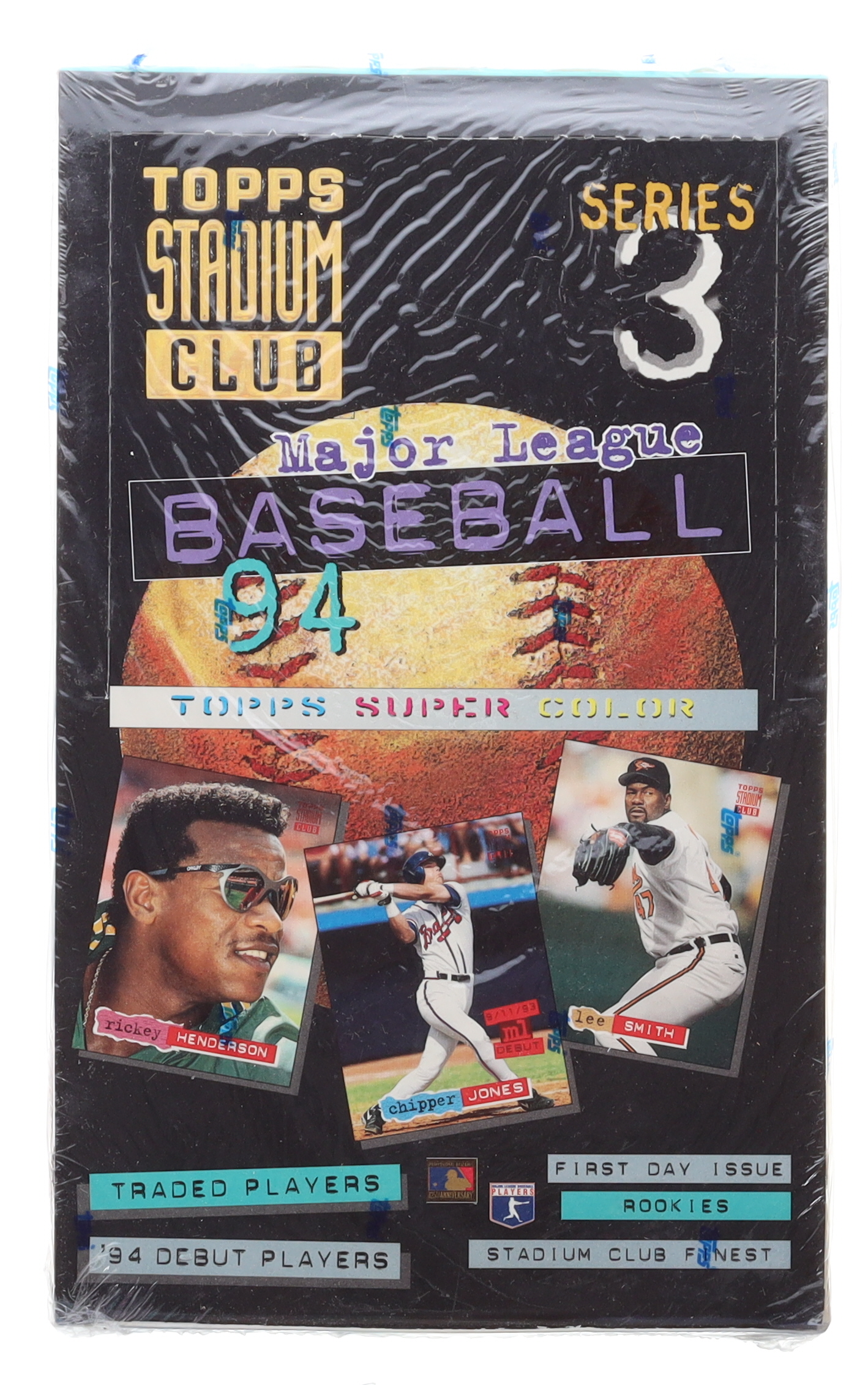 1994 Topps Stadium Club Series 3 Baseball Hobby Box with (24) Packs at PristineAuction.com 1994 Topps Stadium Club Series 3 Baseball Hobby Box with (24) Packs at PristineAuction.com