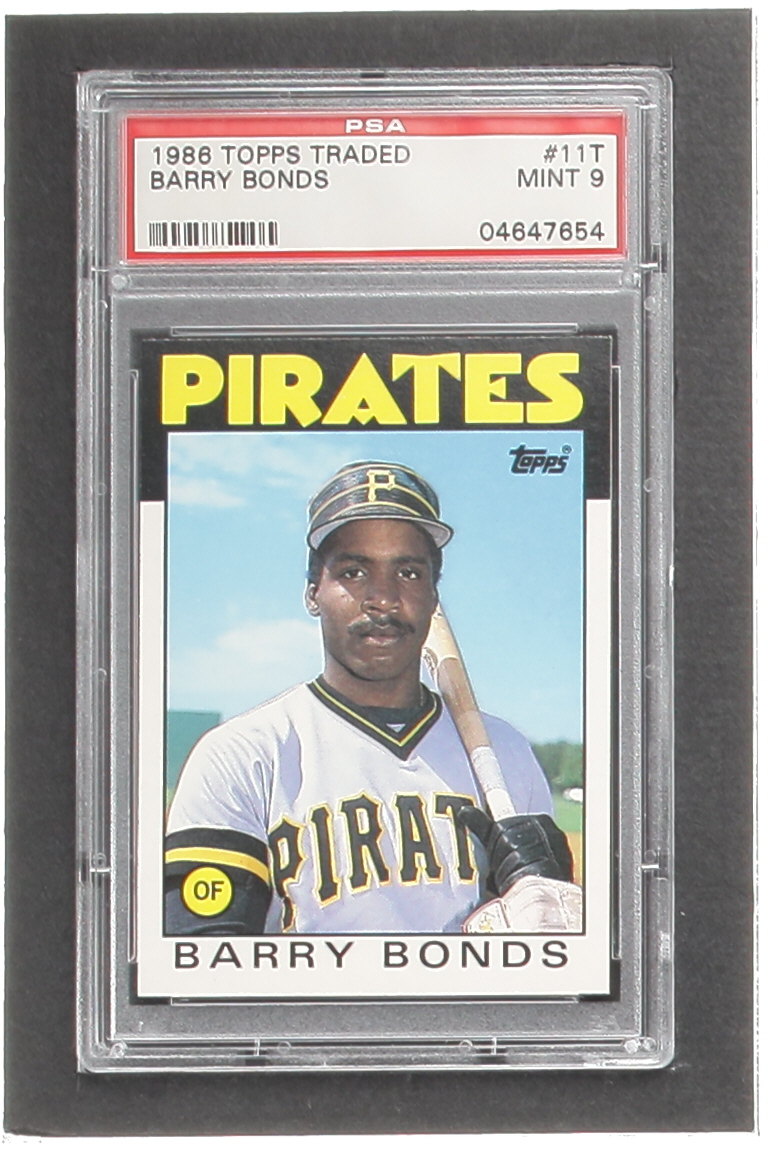 Barry Bonds 1986 Topps Traded #11T XRC (PSA 9) at PristineAuction.com Barry Bonds 1986 Topps Traded #11T XRC (PSA 9) at PristineAuction.com