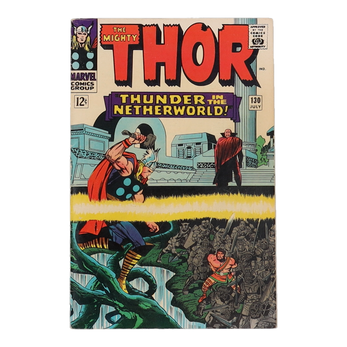 1966 "Thor" Issue #130 Marvel Comic Book at PristineAuction.com 1966 "Thor" Issue #130 Marvel Comic Book at PristineAuction.com