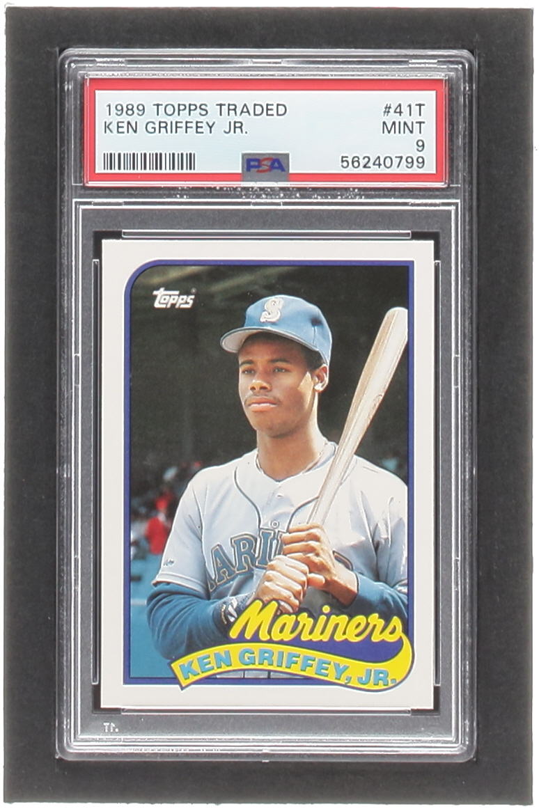 Ken Griffey Jr. 1989 Topps Traded #41T RC (PSA 9) at PristineAuction.com Ken Griffey Jr. 1989 Topps Traded #41T RC (PSA 9) at PristineAuction.com