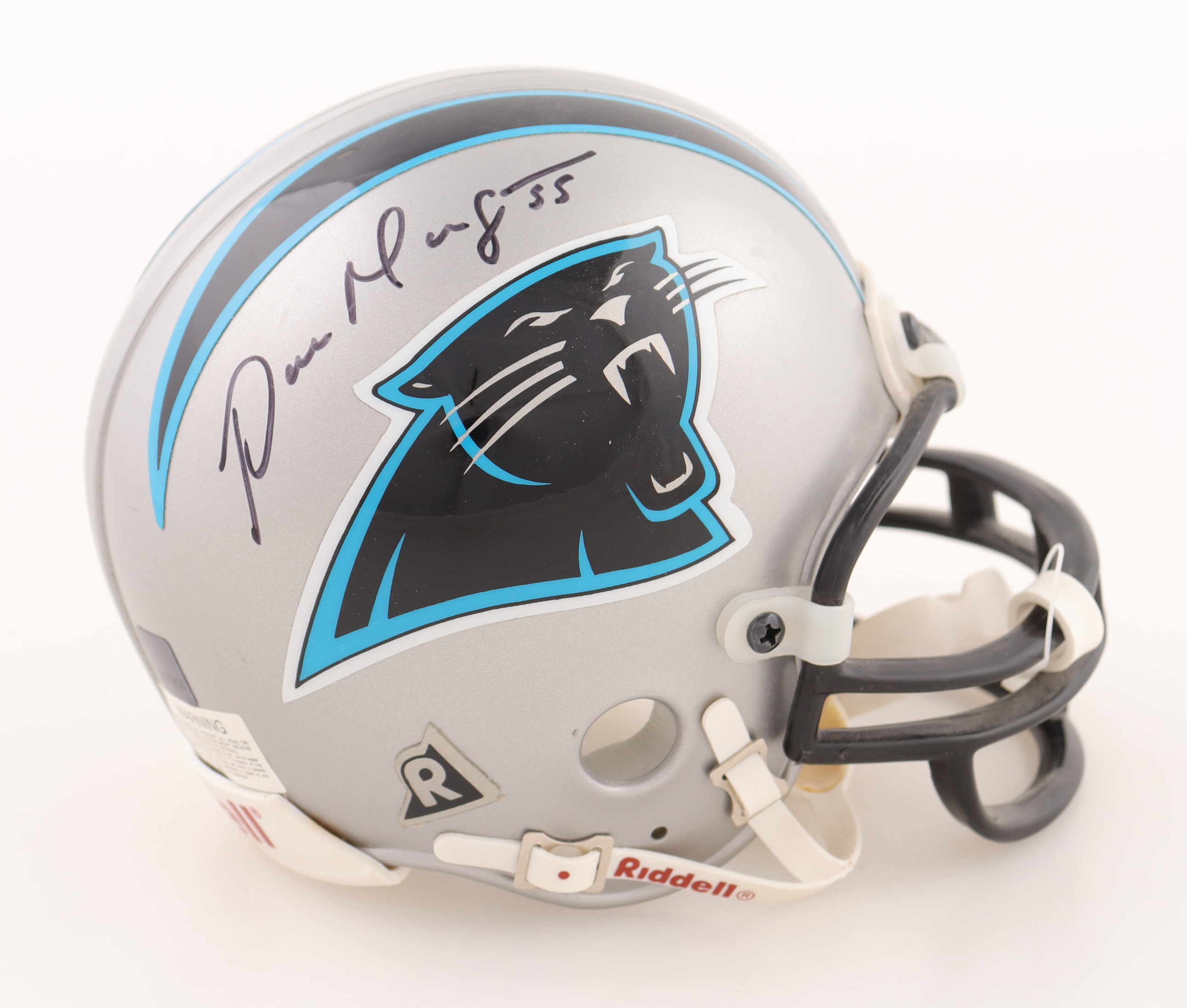 Dan Morgan Signed Panthers Mini Helmet (Topps) at PristineAuction.com Dan Morgan Signed Panthers Mini Helmet (Topps) at PristineAuction.com
