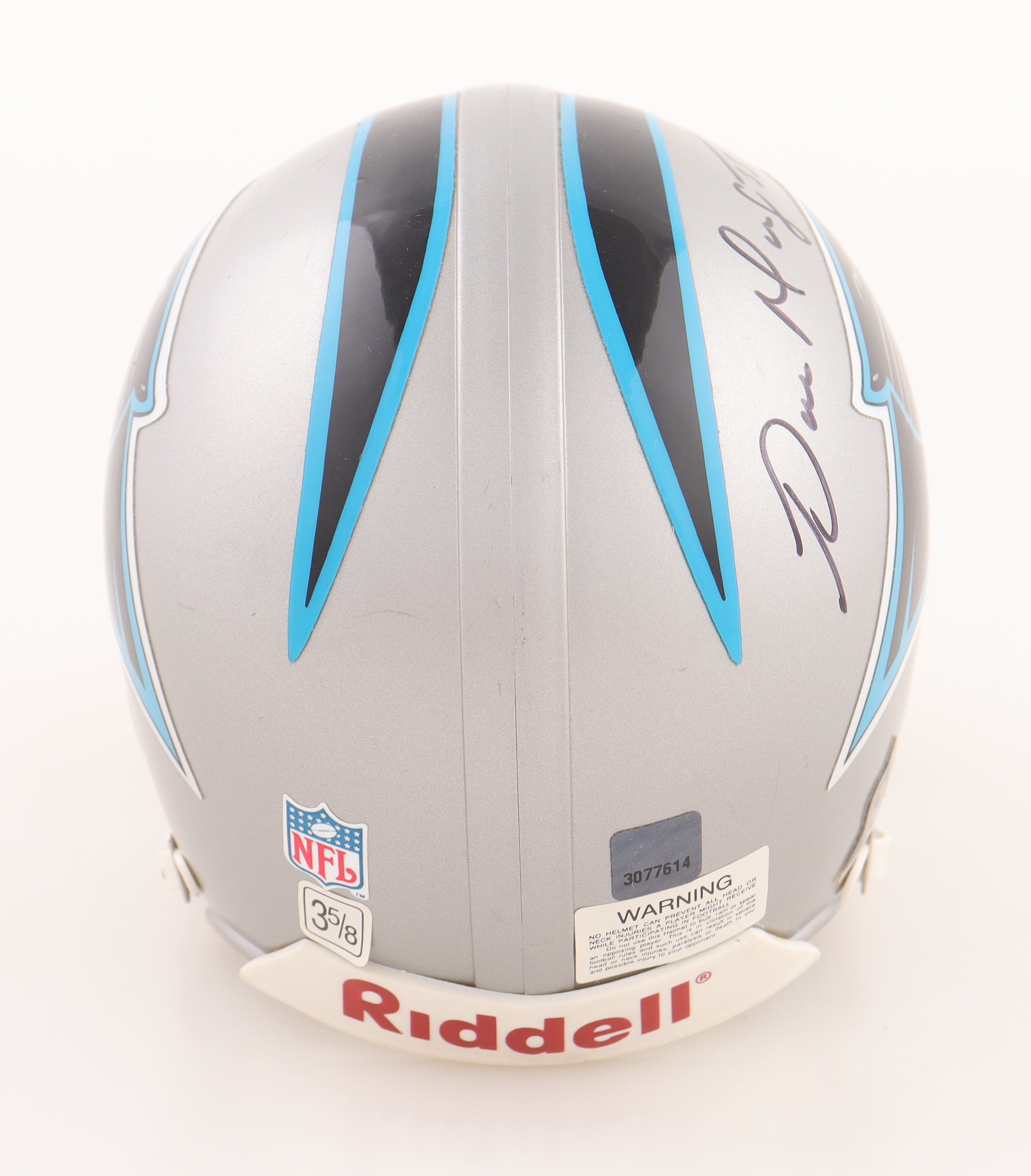 Dan Morgan Signed Panthers Mini Helmet (Topps) at PristineAuction.com Dan Morgan Signed Panthers Mini Helmet (Topps) at PristineAuction.com
