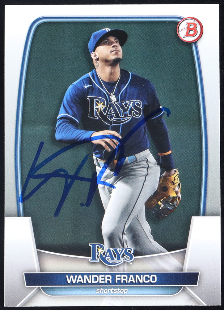 Wander Franco Signed 2023 Bowman #97 (Franco) at PristineAuction.com Wander Franco Signed 2023 Bowman #97 (Franco) at PristineAuction.com