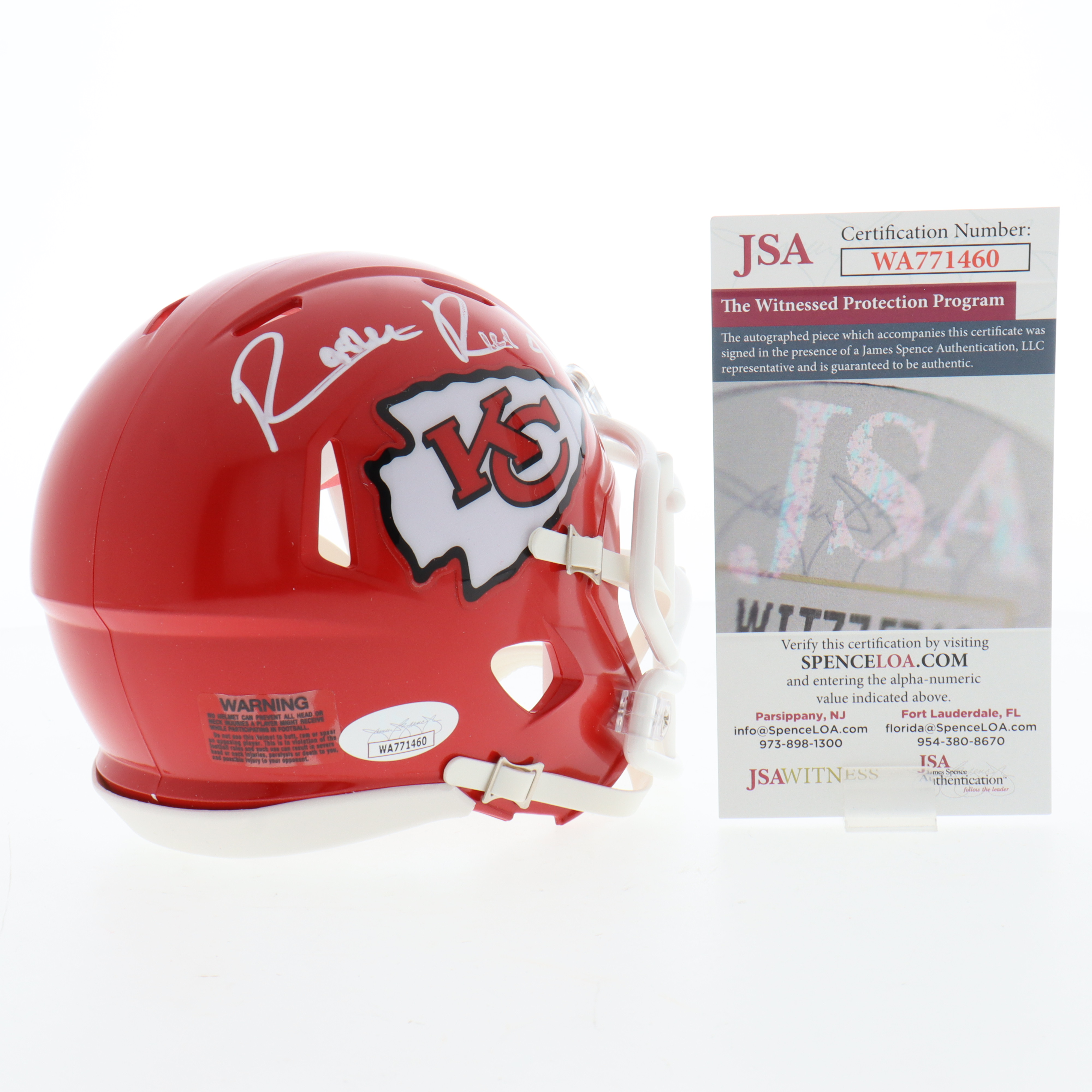 Rashee Rice Signed Chiefs Speed Mini Helmet (JSA) at PristineAuction.com Rashee Rice Signed Chiefs Speed Mini Helmet (JSA) at PristineAuction.com