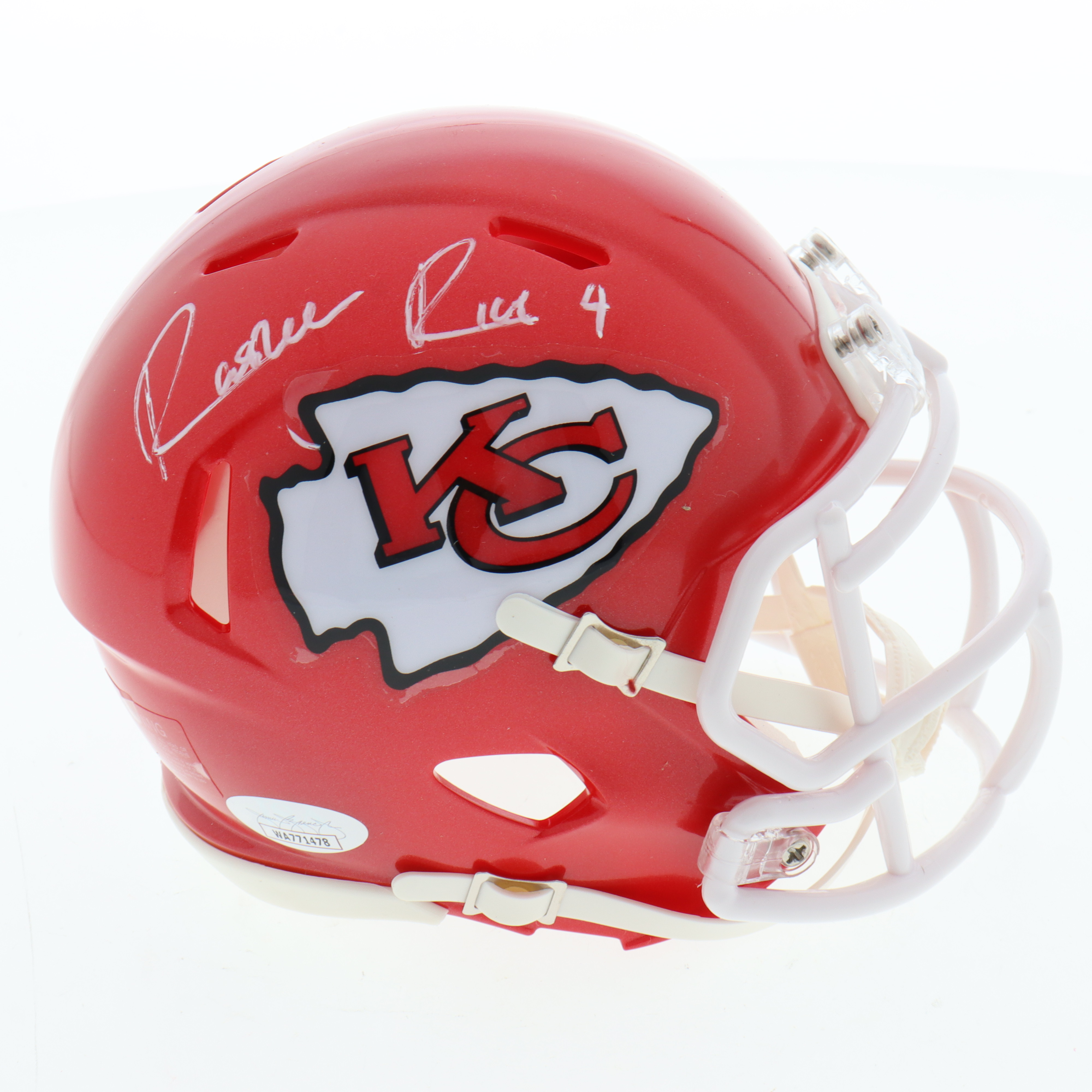 Rashee Rice Signed Chiefs Speed Mini Helmet (JSA) at PristineAuction.com Rashee Rice Signed Chiefs Speed Mini Helmet (JSA) at PristineAuction.com