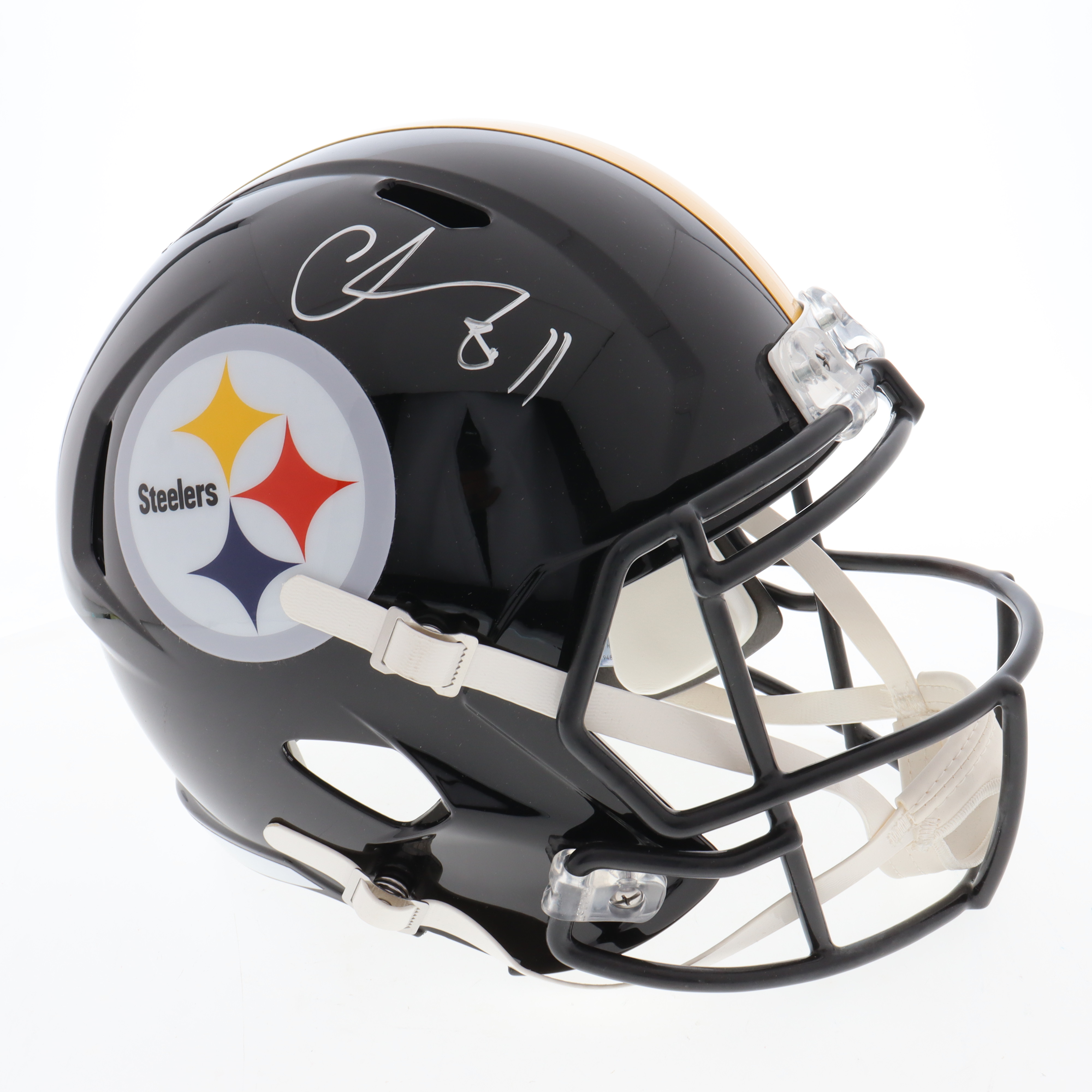Chase Claypool Signed Steelers Full-Size Speed Helmet (Beckett) at PristineAuction.com Chase Claypool Signed Steelers Full-Size Speed Helmet (Beckett) at PristineAuction.com