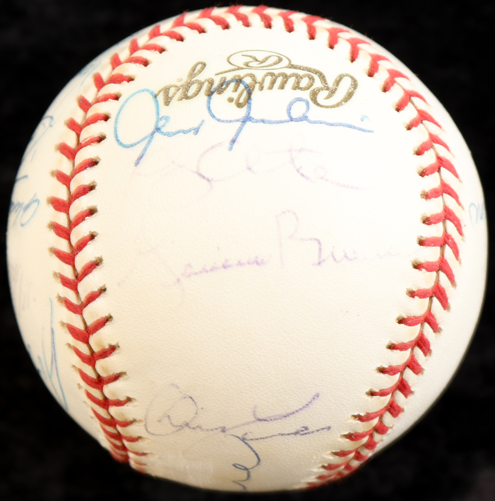 2000 World Series Baseball Yankees Team Signed by (19) with Mariano Rivera, Dave Cone, Andy Pettitte, Joe Torre, & Jose Canseco with Display Case (PSA) at PristineAuction.com 2000 World Series Baseball Yankees Team Signed by (19) with Mariano Rivera, Dave Cone, Andy Pettitte, Joe Torre, & Jose Canseco with Display Case (PSA) at PristineAuction.com