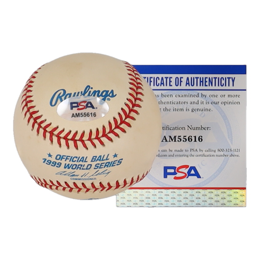 Darryl Strawberry Signed 1999 World Series Baseball (PSA) at PristineAuction.com Darryl Strawberry Signed 1999 World Series Baseball (PSA) at PristineAuction.com
