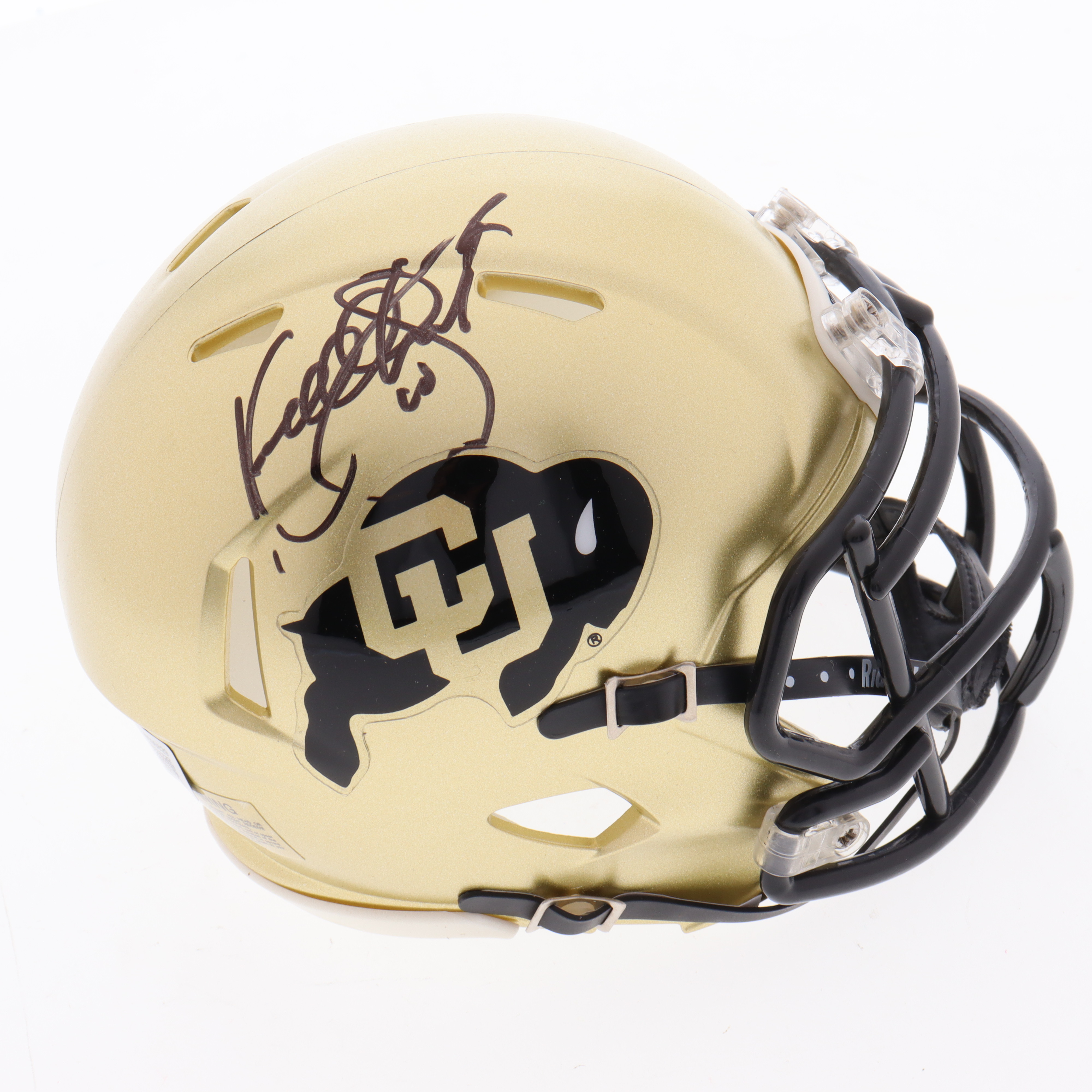 Kordell Stewart Signed Colorado Buffaloes Speed Mini Helmet (Beckett & Prova) at PristineAuction.com Kordell Stewart Signed Colorado Buffaloes Speed Mini Helmet (Beckett & Prova) at PristineAuction.com