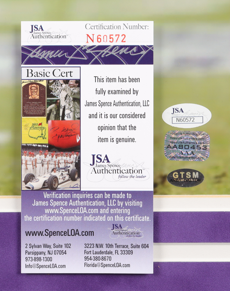 Andy Dalton Signed TCU Horned Frogs Custom Framed Photo (JSA) at PristineAuction.com Andy Dalton Signed TCU Horned Frogs Custom Framed Photo (JSA) at PristineAuction.com