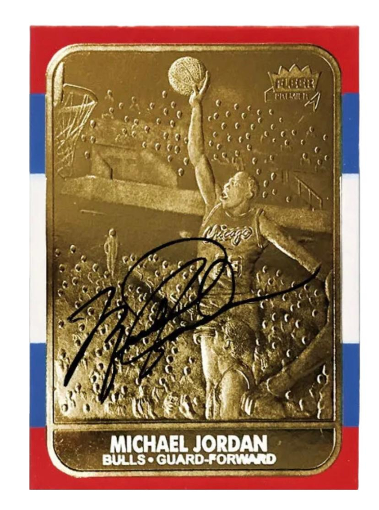 michael jordan fleer premier card
