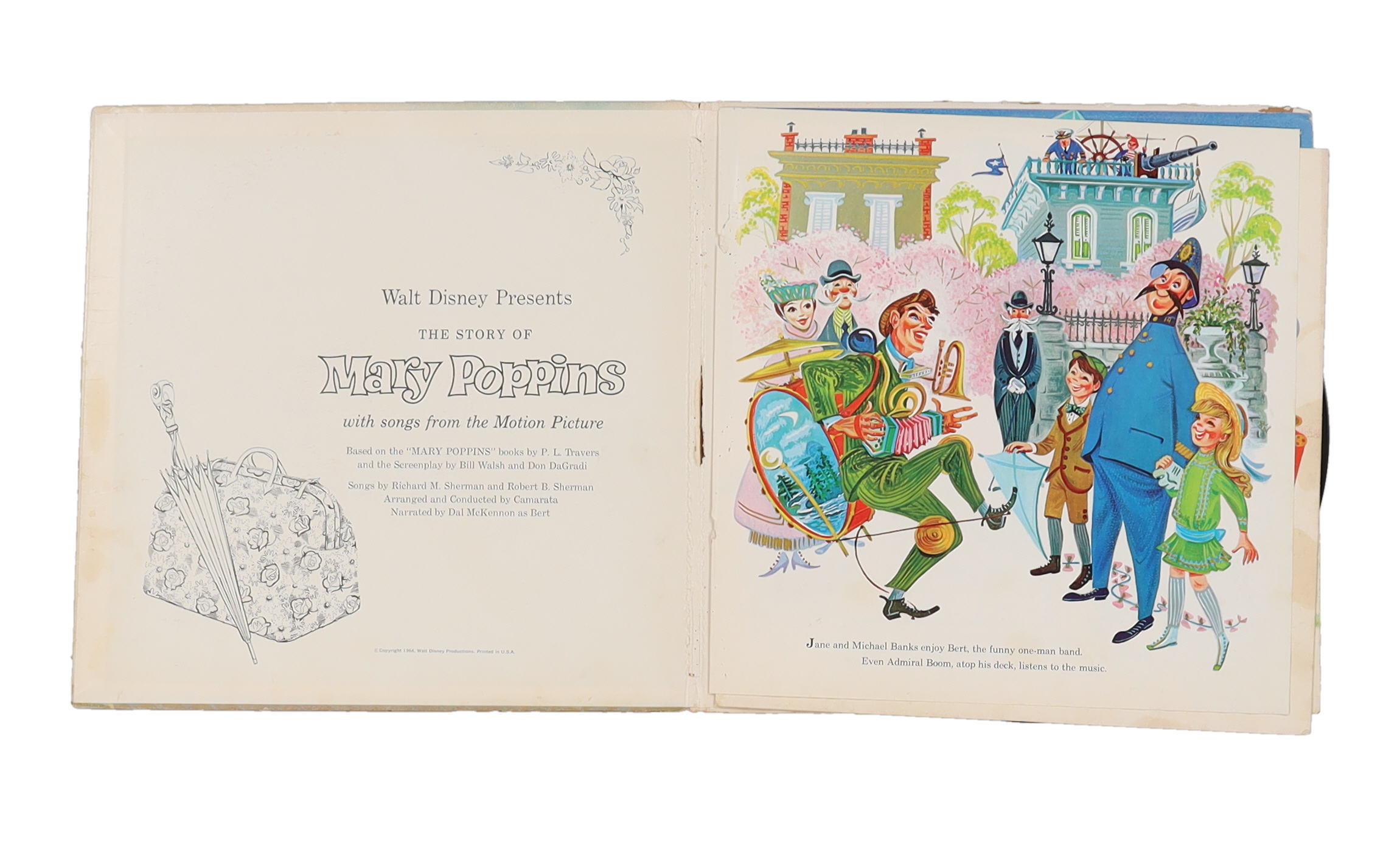 Walt Disney's "Mary Poppins" Vinyl Record Album at PristineAuction.com Walt Disney's "Mary Poppins" Vinyl Record Album at PristineAuction.com