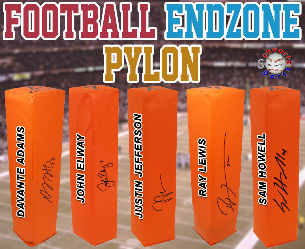 Football Endzone Pylon Signed Mystery Box - Series 15 (Limited to 150) – Schwartz Sports at PristineAuction.com Football Endzone Pylon Signed Mystery Box - Series 15 (Limited to 150) – Schwartz Sports at PristineAuction.com