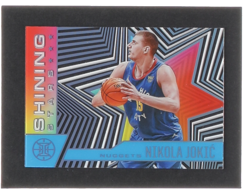 Nikola Jokic 2020-21 Panini Illusions Shining Stars Sapphire #16 at PristineAuction.com Nikola Jokic 2020-21 Panini Illusions Shining Stars Sapphire #16 at PristineAuction.com