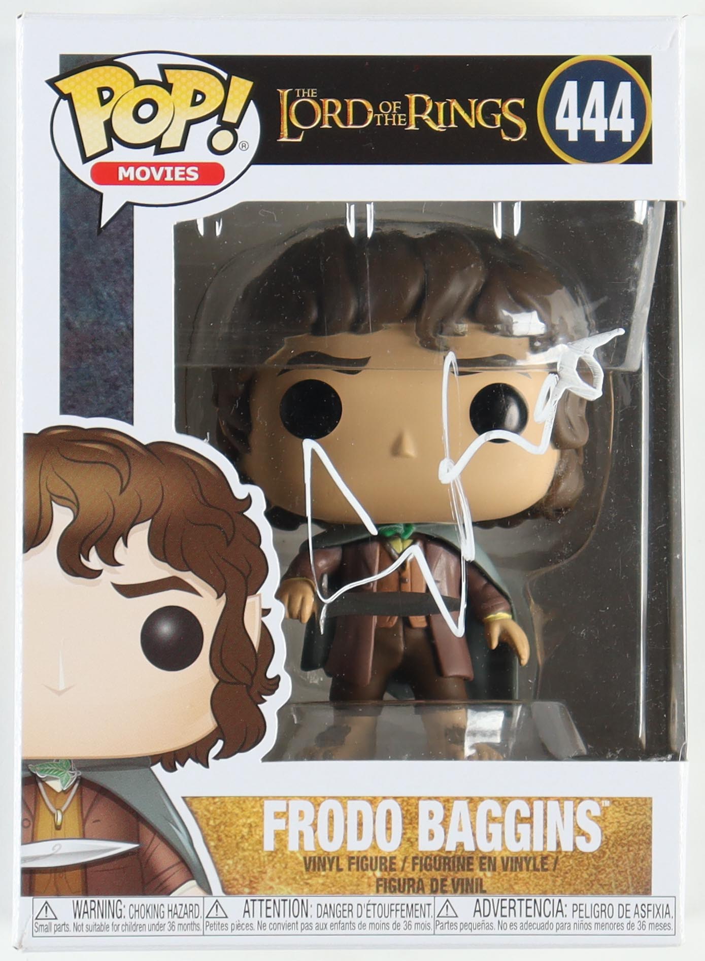 Elijah Wood Signed "The Lord of the Rings" #444 Frodo Baggins Funko Pop! Vinyl Figure (JSA & PSA) (See Description) at PristineAuction.com Elijah Wood Signed "The Lord of the Rings" #444 Frodo Baggins Funko Pop! Vinyl Figure (JSA & PSA) (See Description) at PristineAuction.com