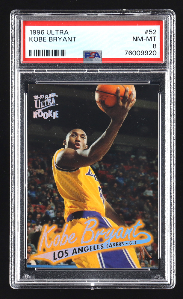 Kobe Bryant 1996-97 Ultra #52 RC (PSA 8) at PristineAuction.com Kobe Bryant 1996-97 Ultra #52 RC (PSA 8) at PristineAuction.com