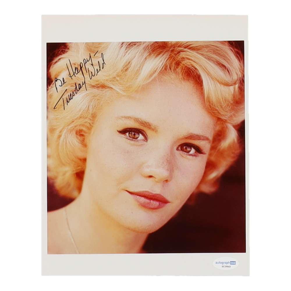 Tuesday Weld Signed 8x10 Photo Inscribed