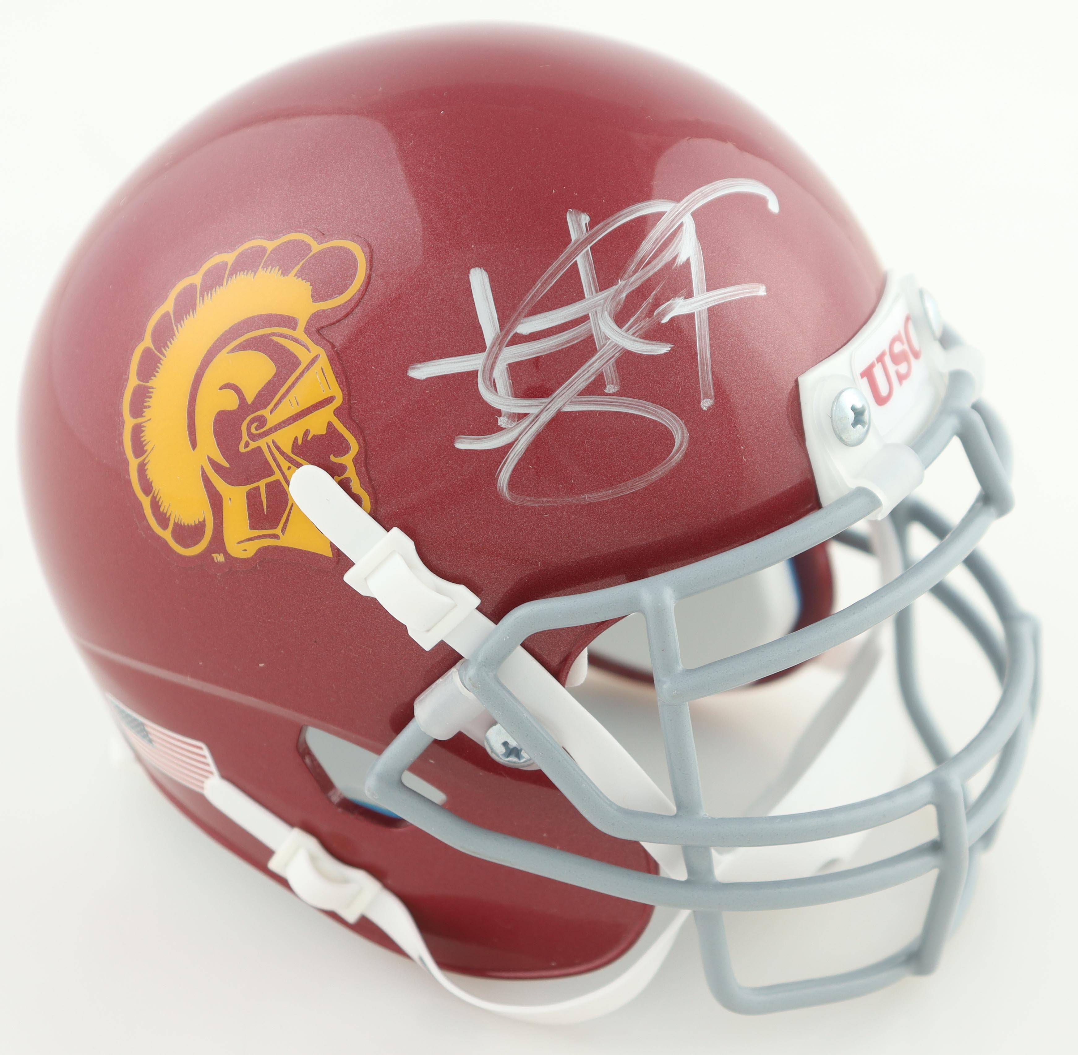 Troy Polamalu Signed USC Trojans Mini Helmet (JSA) at PristineAuction.com Troy Polamalu Signed USC Trojans Mini Helmet (JSA) at PristineAuction.com