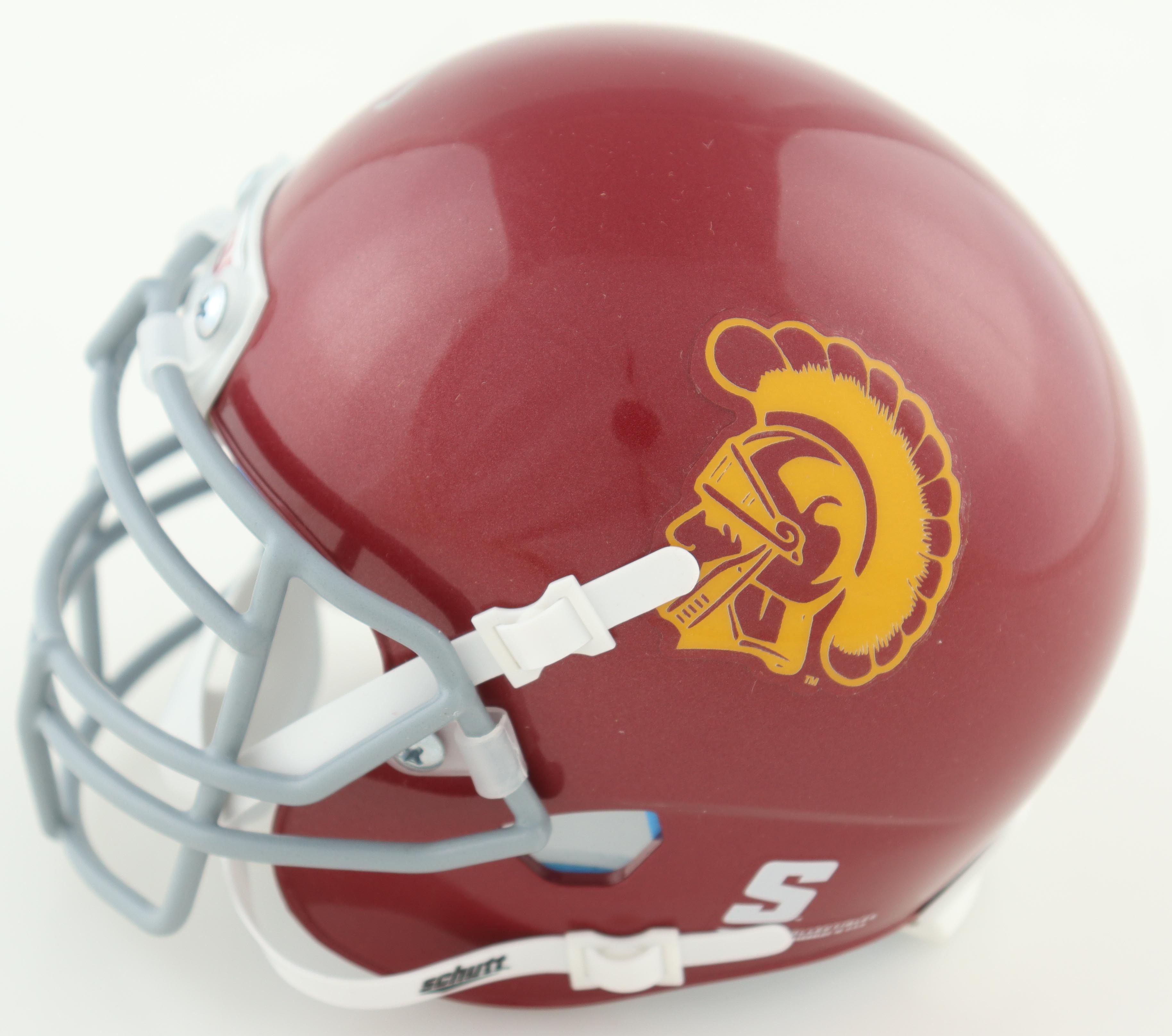 Troy Polamalu Signed USC Trojans Mini Helmet (JSA) at PristineAuction.com Troy Polamalu Signed USC Trojans Mini Helmet (JSA) at PristineAuction.com