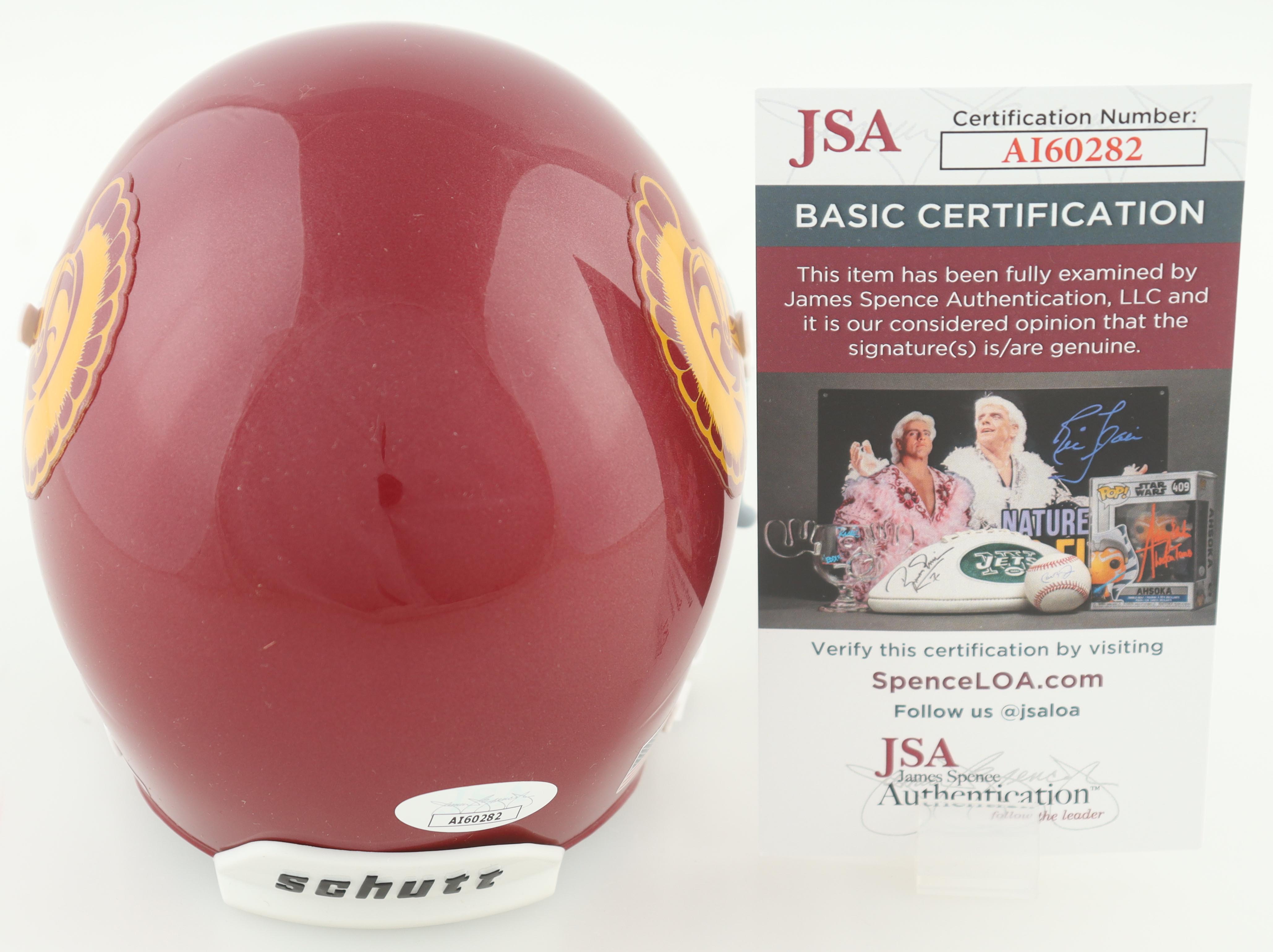 Troy Polamalu Signed USC Trojans Mini Helmet (JSA) at PristineAuction.com Troy Polamalu Signed USC Trojans Mini Helmet (JSA) at PristineAuction.com