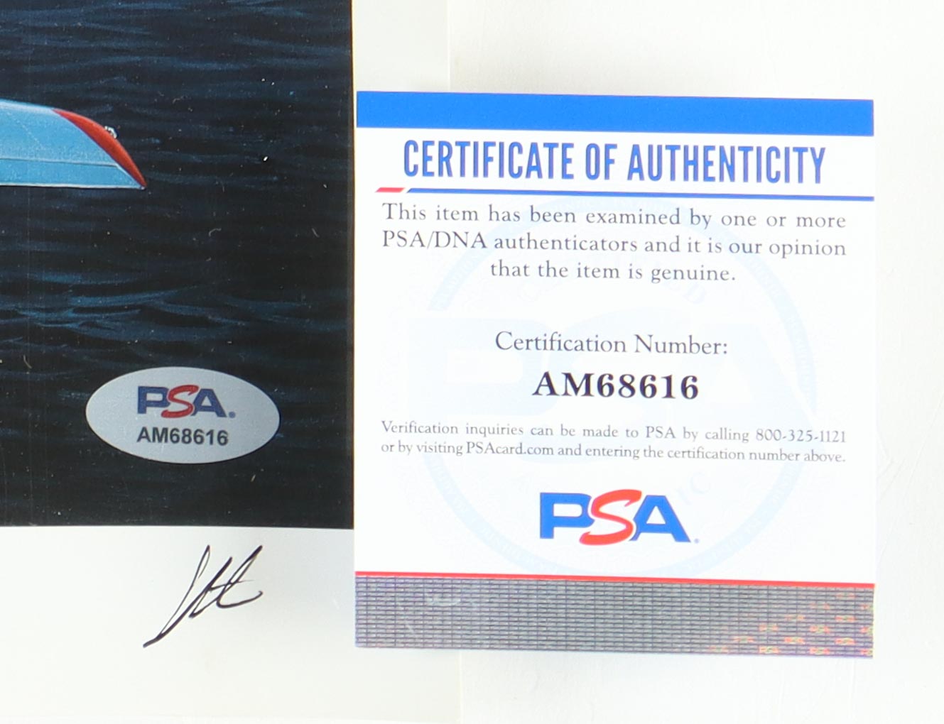 Urban L. Drew & Stan Stokes Signed "A Big Victory" 11.5x16 Print (PSA) at PristineAuction.com Urban L. Drew & Stan Stokes Signed "A Big Victory" 11.5x16 Print (PSA) at PristineAuction.com