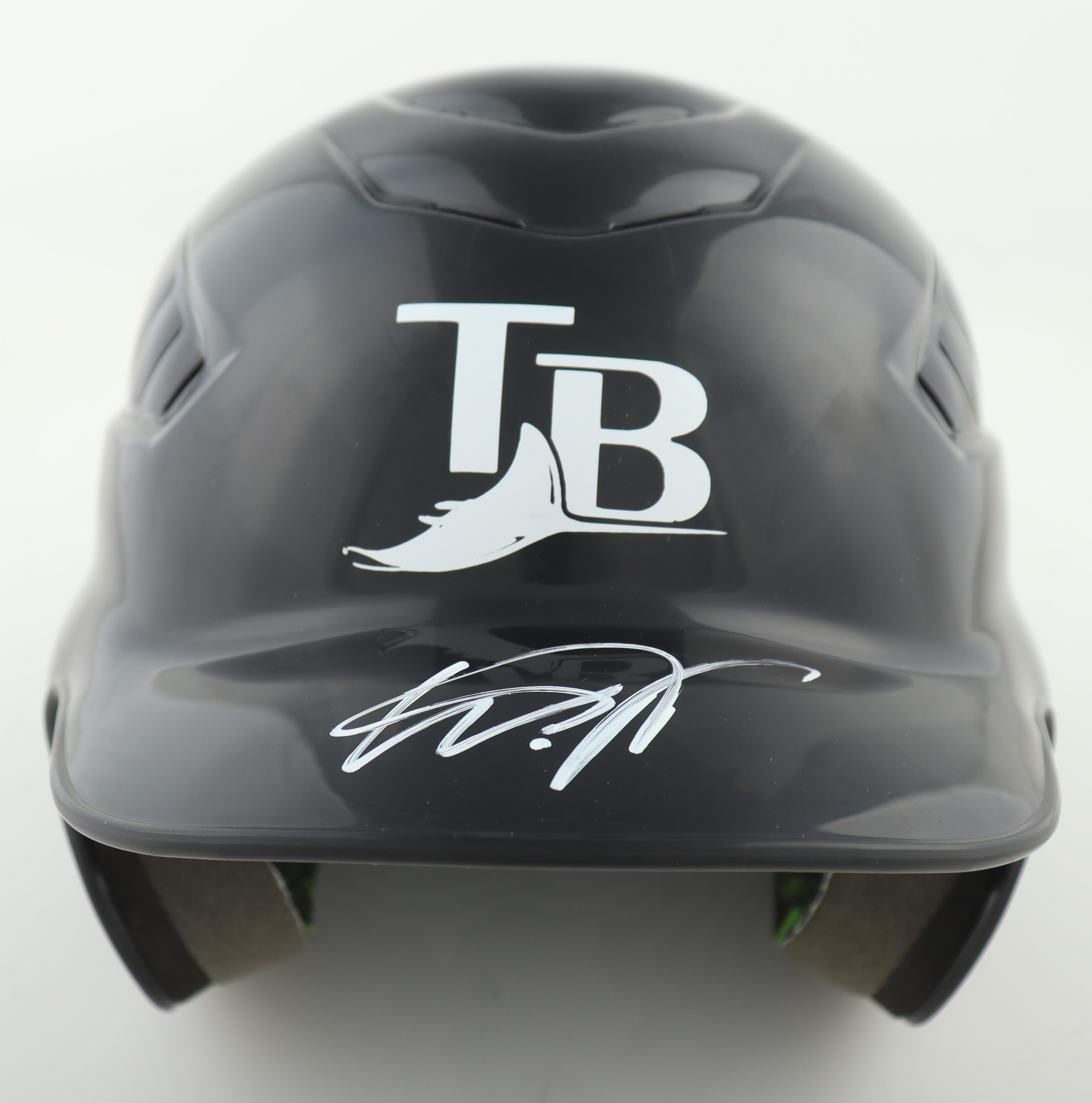 Wander Franco Signed Rays Full-Size Batting Helmet (Franco) at PristineAuction.com Wander Franco Signed Rays Full-Size Batting Helmet (Franco) at PristineAuction.com