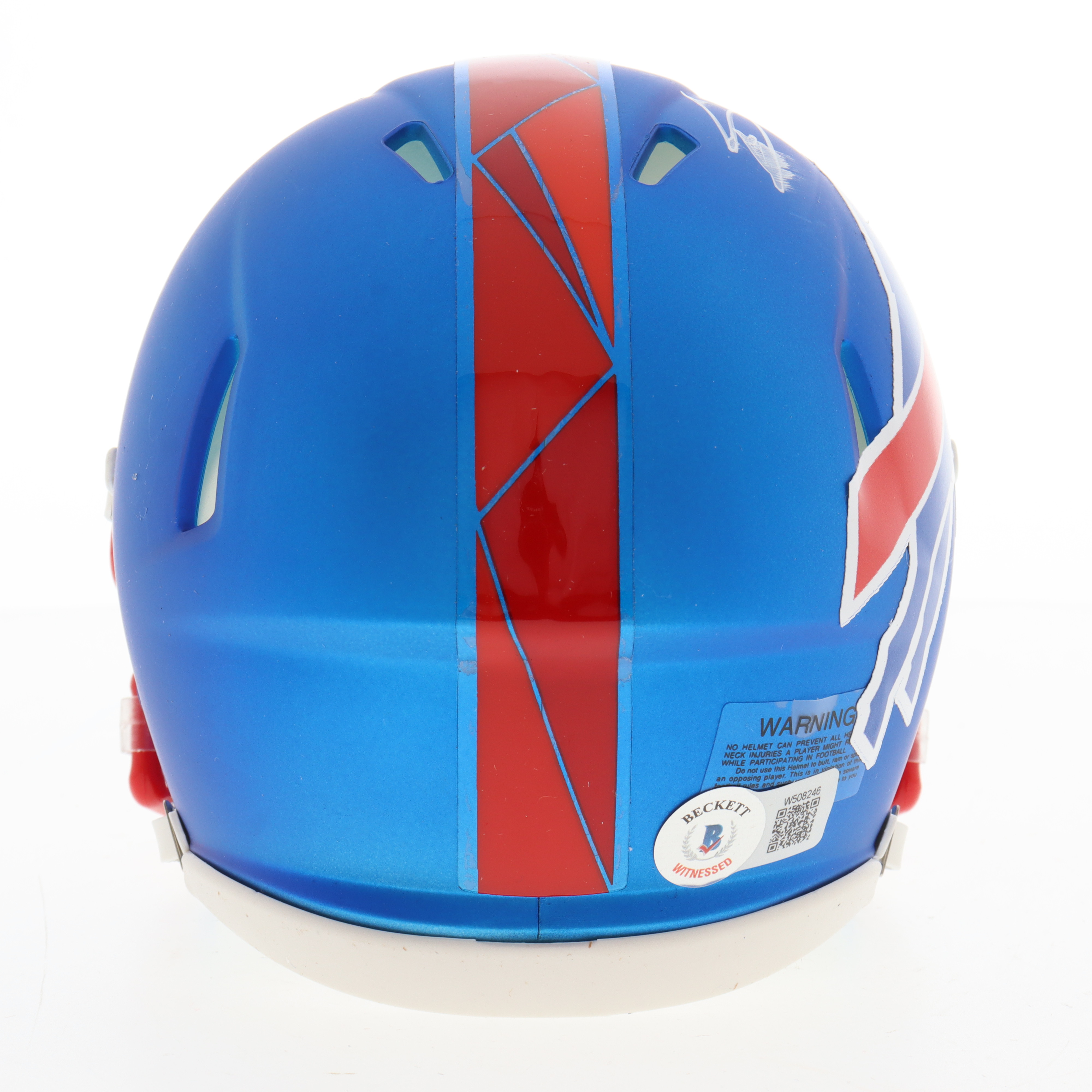 Stefon Diggs Signed Bills Speed Mini Helmet (Beckett) at PristineAuction.com Stefon Diggs Signed Bills Speed Mini Helmet (Beckett) at PristineAuction.com