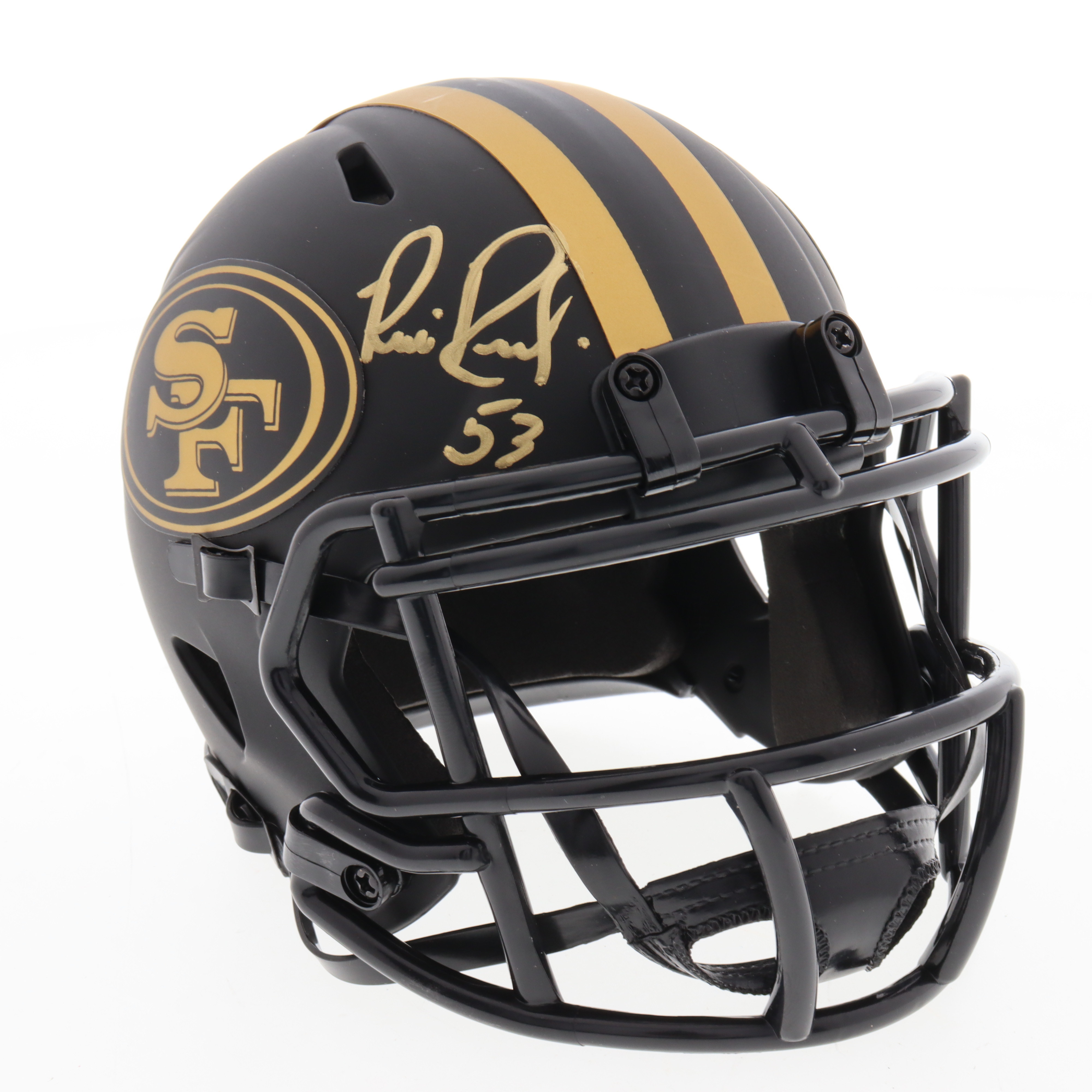Bill Romanowski Signed 49ers Eclipse Alternate Speed Mini Helmet (JSA) at PristineAuction.com Bill Romanowski Signed 49ers Eclipse Alternate Speed Mini Helmet (JSA) at PristineAuction.com