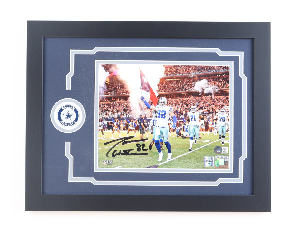 Jason Witten Signed Cowboys Custom Framed Photo (Beckett & Witten) at PristineAuction.com Jason Witten Signed Cowboys Custom Framed Photo (Beckett & Witten) at PristineAuction.com