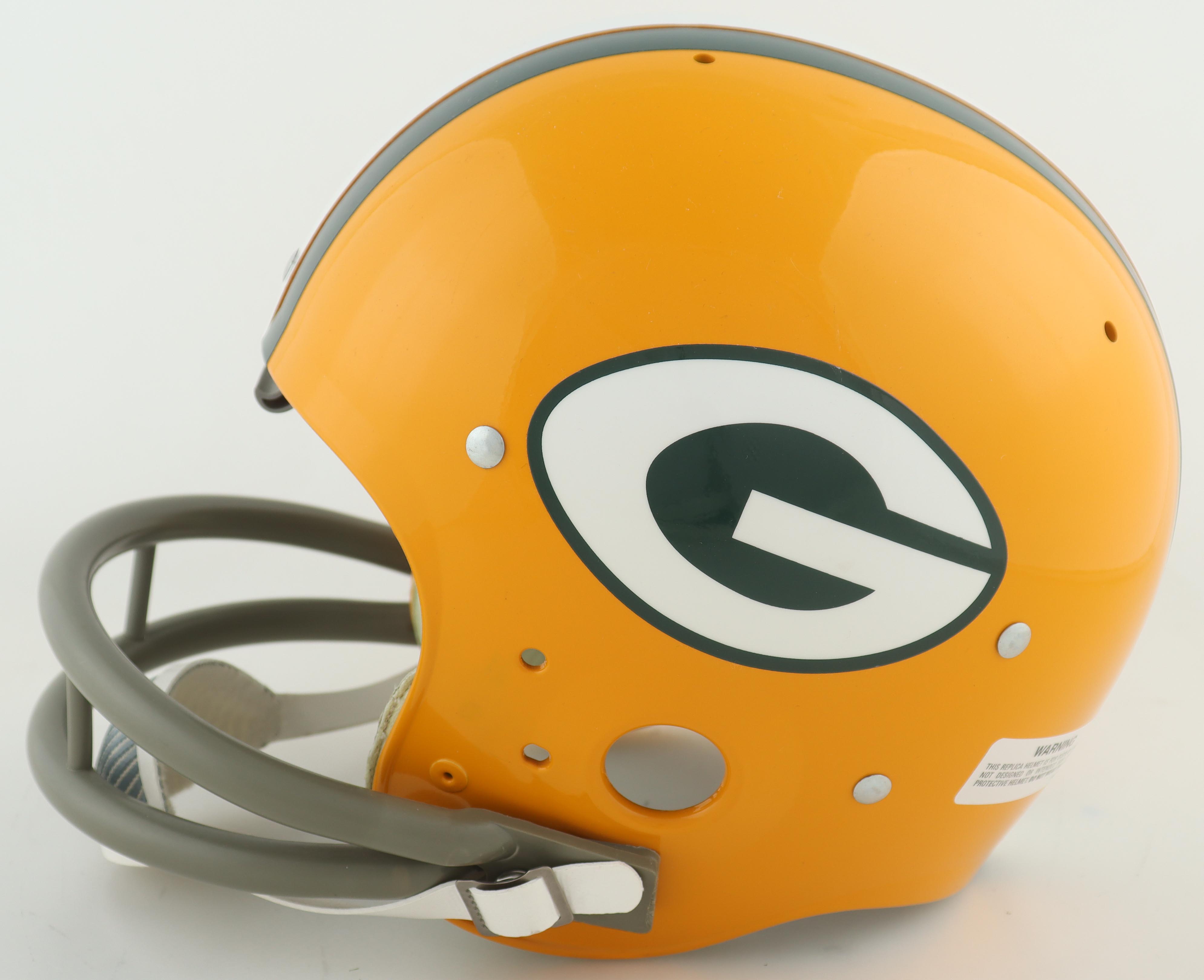 Bart Starr Signed Packers Full-Size Helmet Inscribed "With Best Wishes" (Beckett) at PristineAuction.com Bart Starr Signed Packers Full-Size Helmet Inscribed "With Best Wishes" (Beckett) at PristineAuction.com