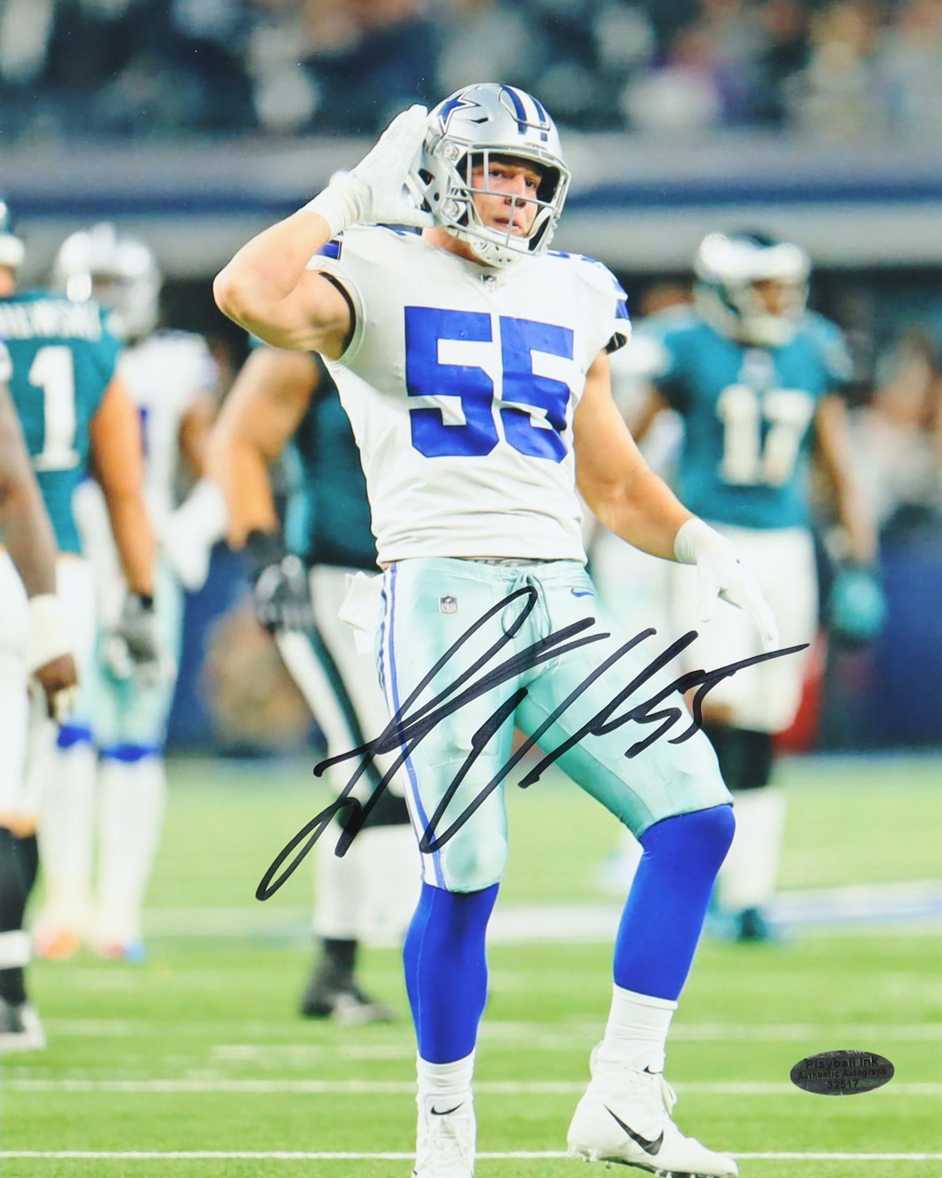 Leighton Vander Esch Signed Cowboys 8x10 Photo (Playball Ink) at PristineAuction.com Leighton Vander Esch Signed Cowboys 8x10 Photo (Playball Ink) at PristineAuction.com