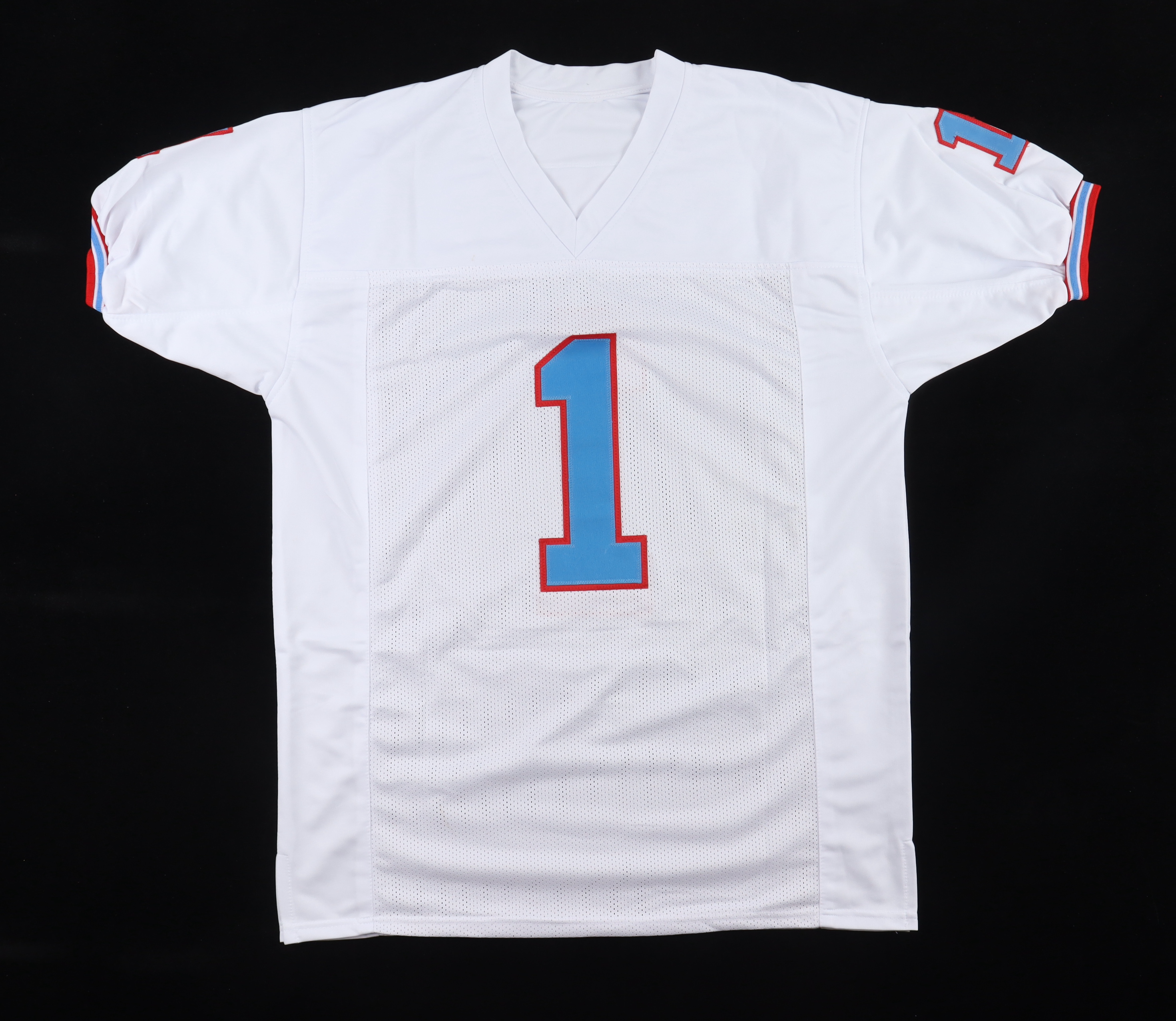 Warren Moon Signed Jersey Inscribed "HOF 06" (Beckett) at PristineAuction.com Warren Moon Signed Jersey Inscribed "HOF 06" (Beckett) at PristineAuction.com