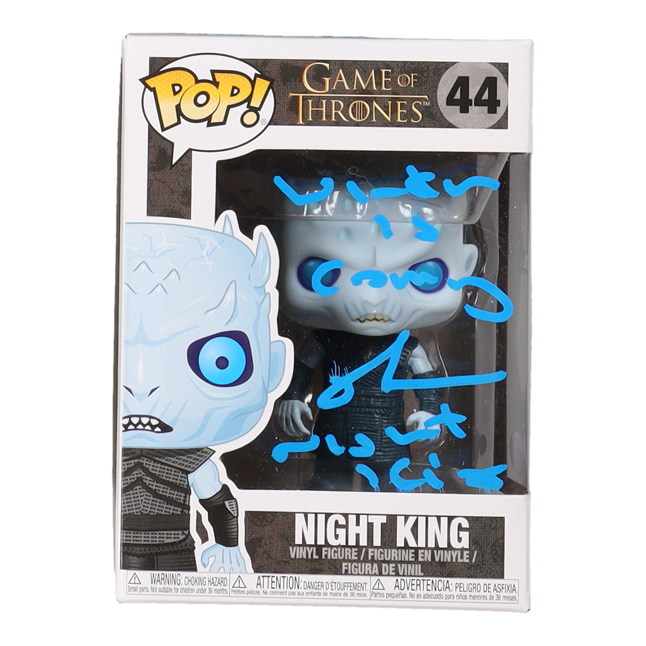 Richard Brake Signed "Game of Thrones" #44 Night King Funko Pop! Vinyl Figure Inscribed "Winter is coming" (AutographCOA) at PristineAuction.com Richard Brake Signed "Game of Thrones" #44 Night King Funko Pop! Vinyl Figure Inscribed "Winter is coming" (AutographCOA) at PristineAuction.com