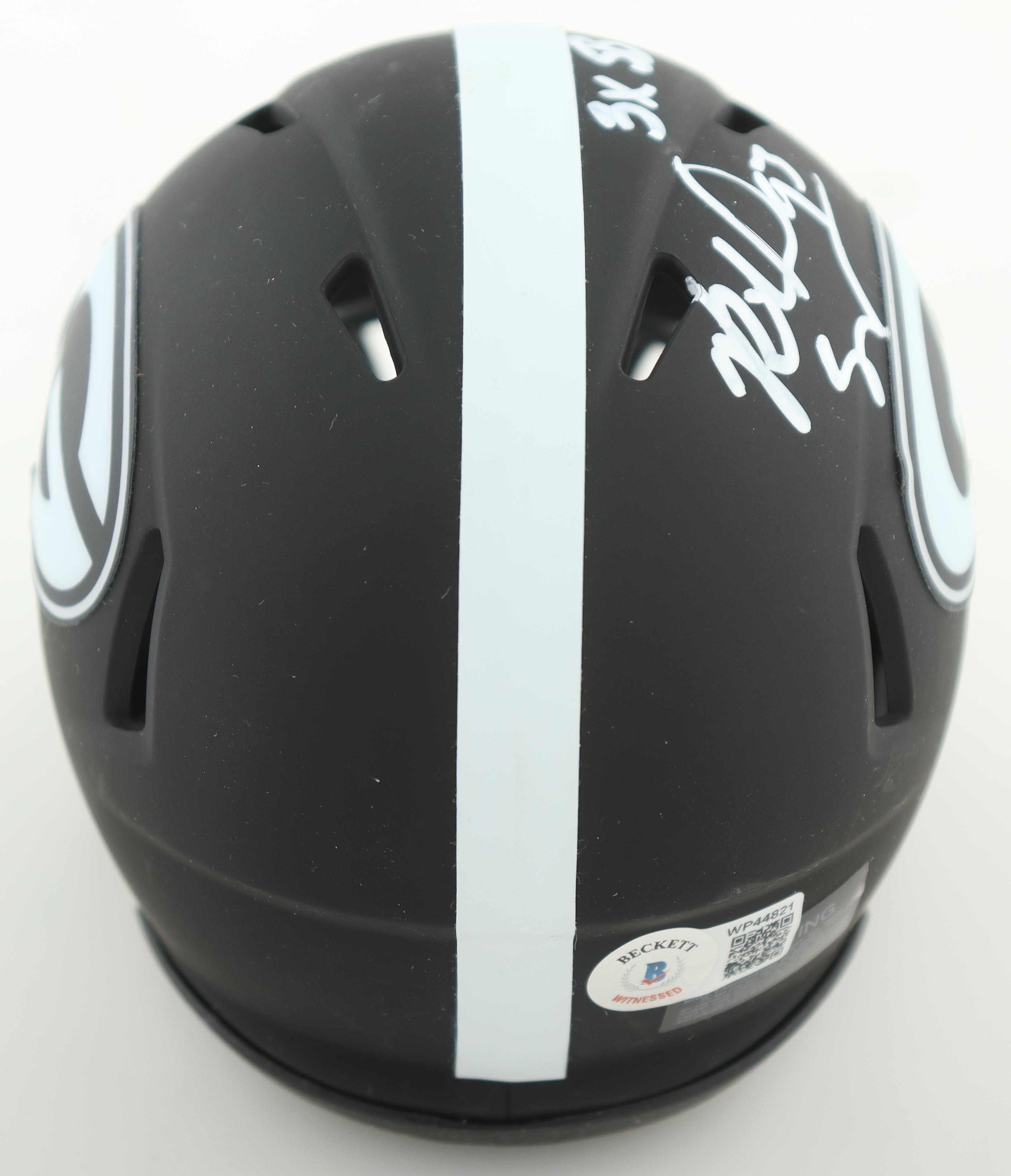 Richard Seymour Signed Georgia Bulldogs Eclipse Alternate Speed Mini Helmet Inscribed "3x SB Champs" & "Go Dawgs" (Beckett) at PristineAuction.com Richard Seymour Signed Georgia Bulldogs Eclipse Alternate Speed Mini Helmet Inscribed "3x SB Champs" & "Go Dawgs" (Beckett) at PristineAuction.com