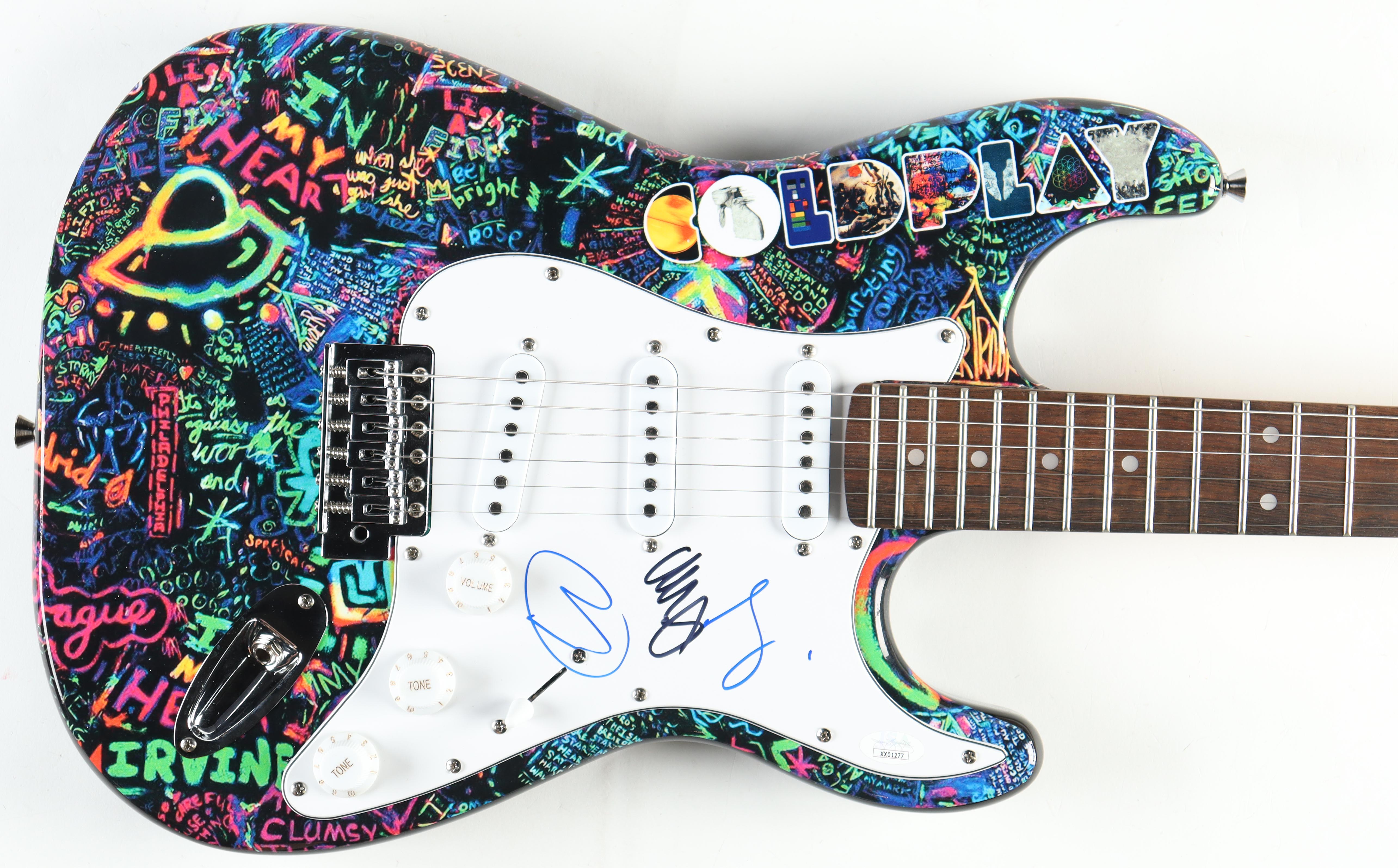 Chris Martin, Guy Berryman & Will Champion Signed 