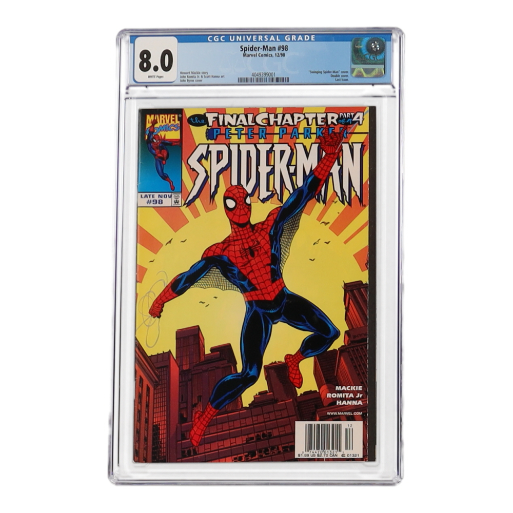1998 "Spider-Man" Issue #98 Marvel Comic Book (CGC 8.0) | Pristine Auction