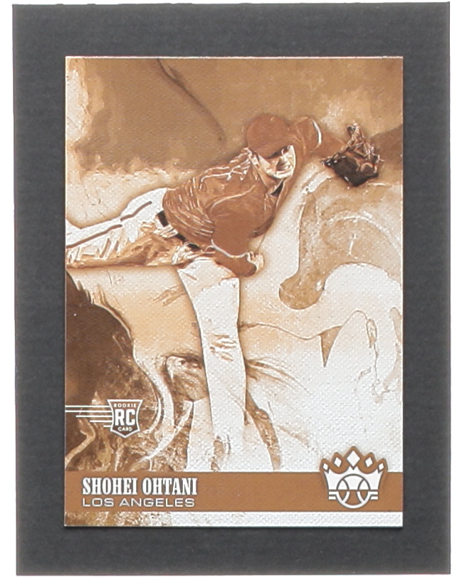 Shohei Ohtani 2018 Diamond Kings Sepia Variations #73 RC at PristineAuction.com Shohei Ohtani 2018 Diamond Kings Sepia Variations #73 RC at PristineAuction.com