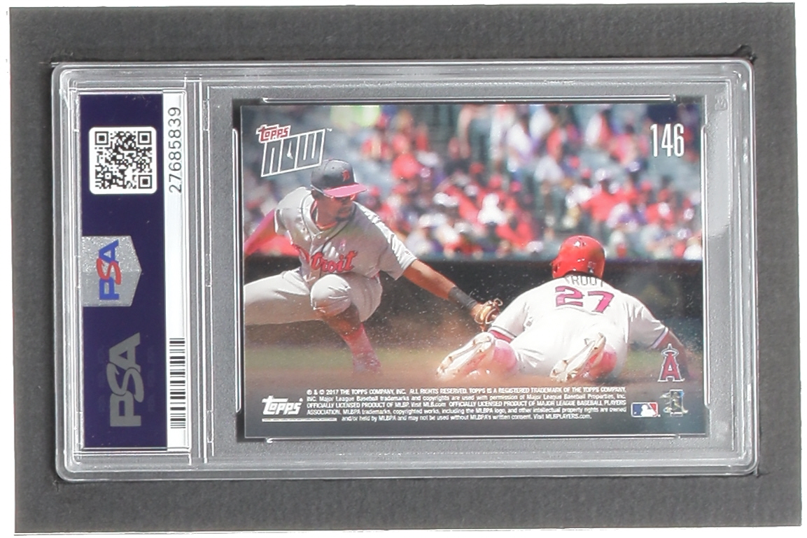 Mike Trout 2017 Topps Now #146 (PSA 10) at PristineAuction.com Mike Trout 2017 Topps Now #146 (PSA 10) at PristineAuction.com