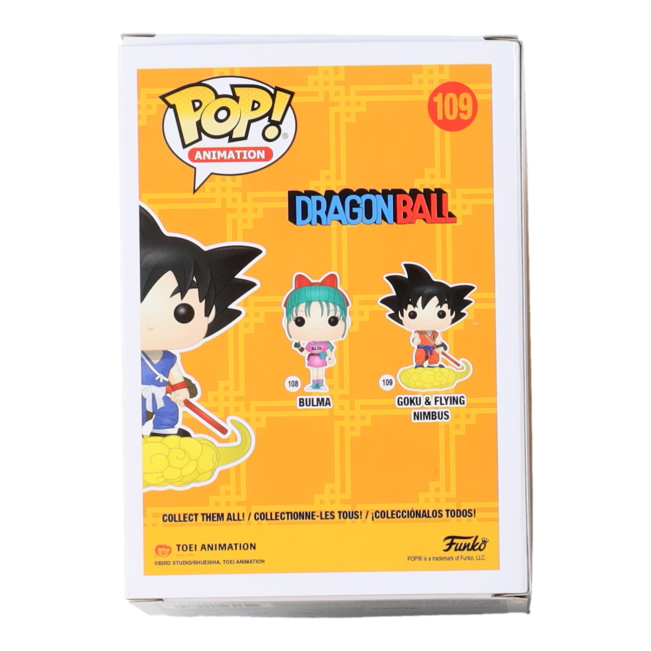 Stephanie Nadolny Signed "Dragon Ball Z" #109 Goku & Flying Nimbus Funko Pop! Vinyl Figure Inscribed "Goku" (JSA) at PristineAuction.com Stephanie Nadolny Signed "Dragon Ball Z" #109 Goku & Flying Nimbus Funko Pop! Vinyl Figure Inscribed "Goku" (JSA) at PristineAuction.com